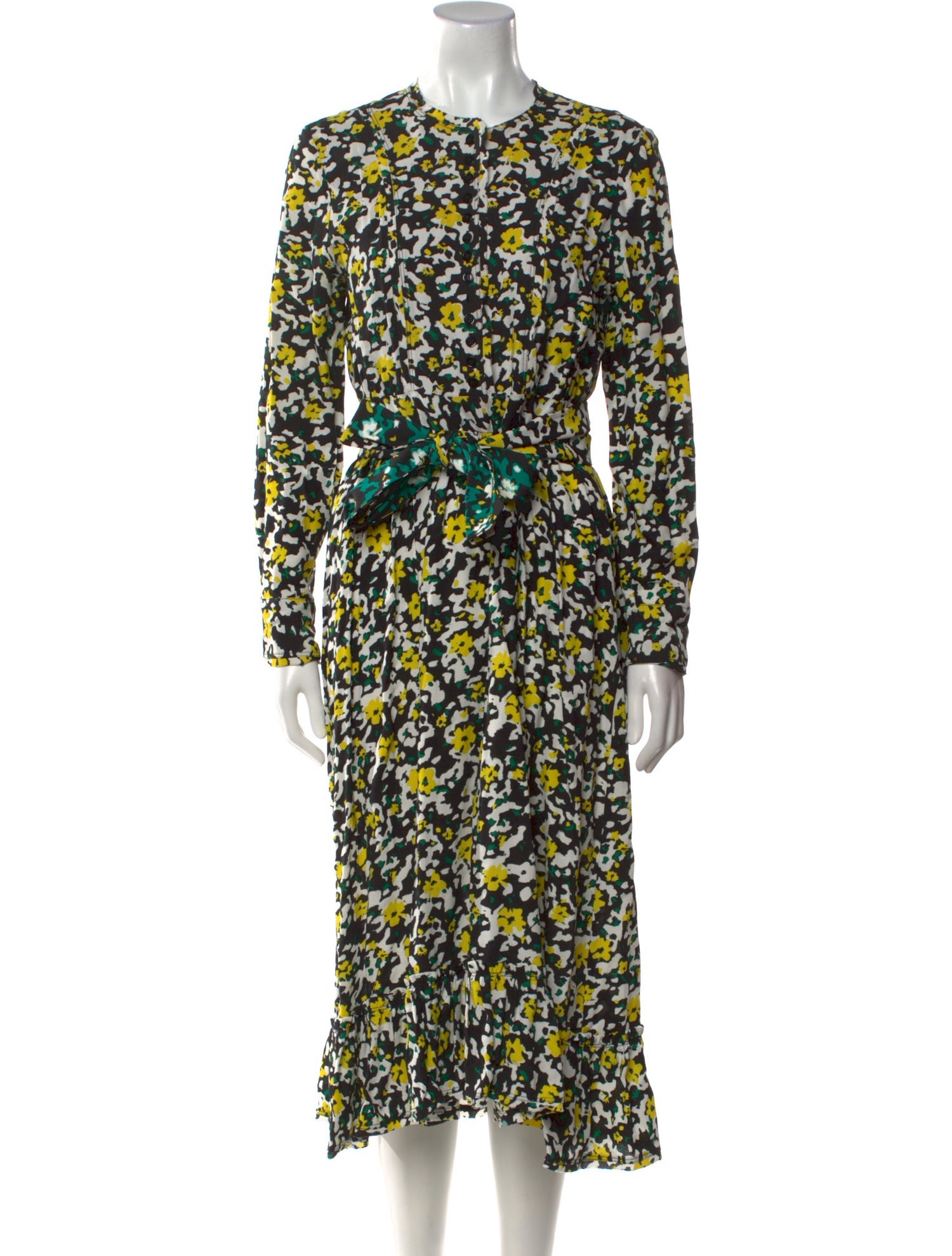 Proenza Schouler Printed Midi Length Dress