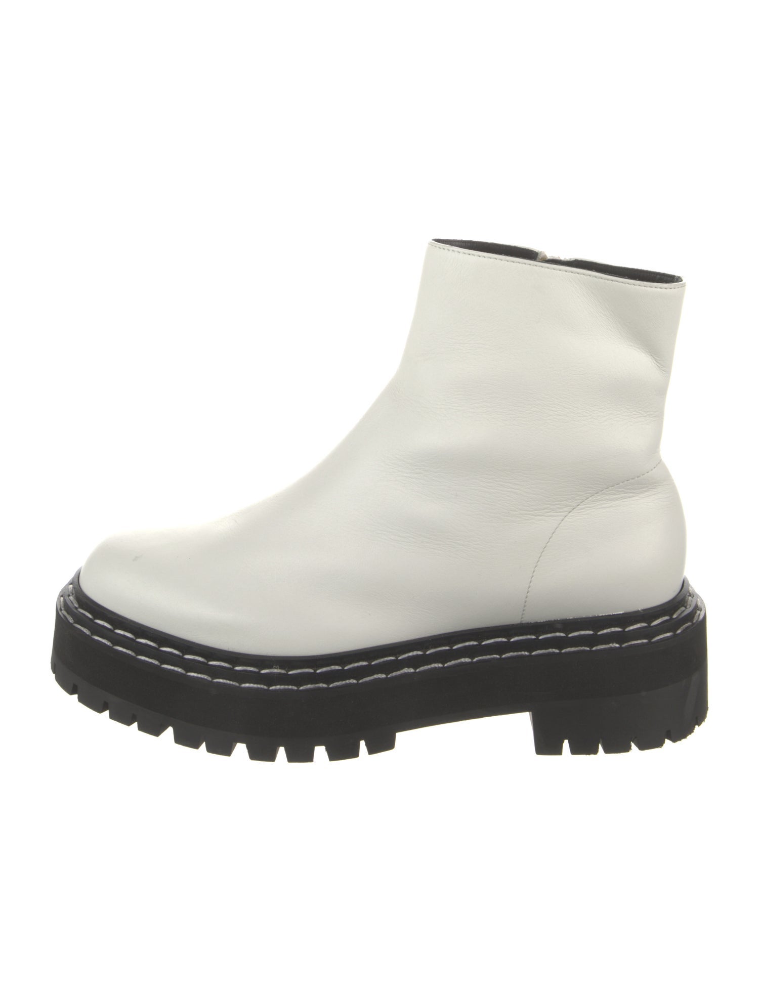 Proenza Schouler Leather Combat Boots