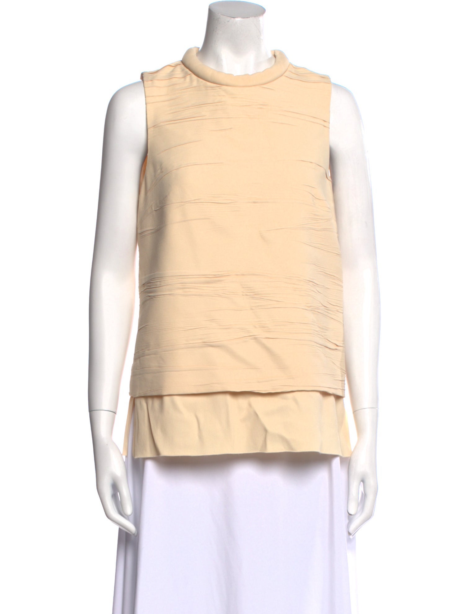 Proenza Schouler Mock Neck Sleeveless Top