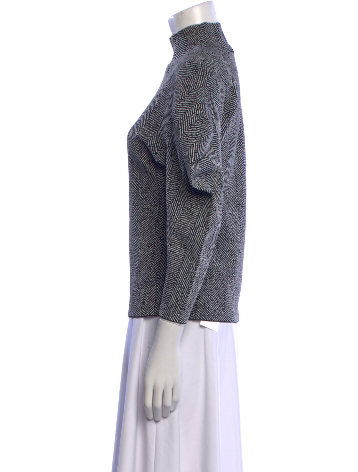 Proenza Schouler Printed Turtleneck Sweatshirt