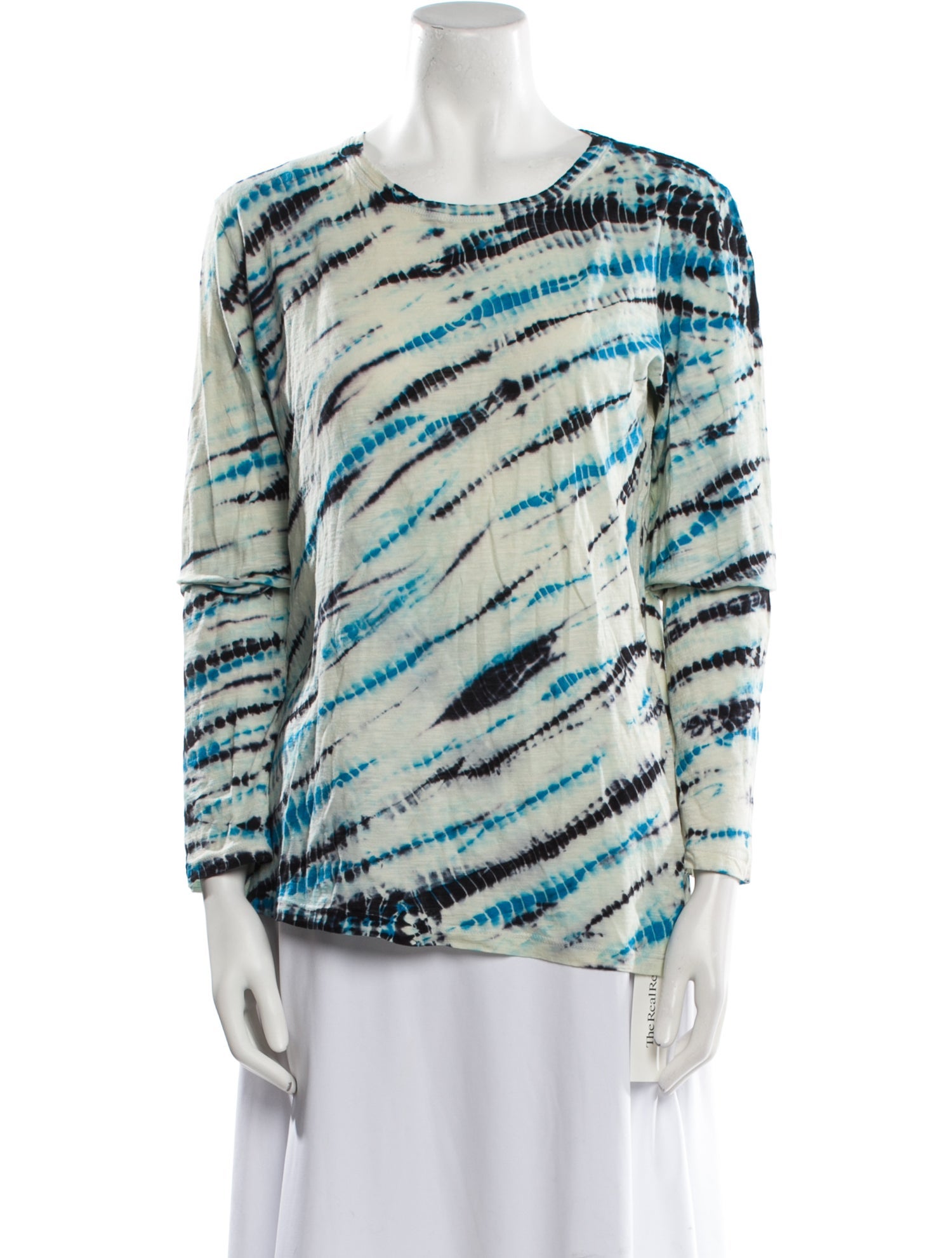Proenza Schouler Tie-Dye Print Scoop Neck T-Shirt w/ Tags