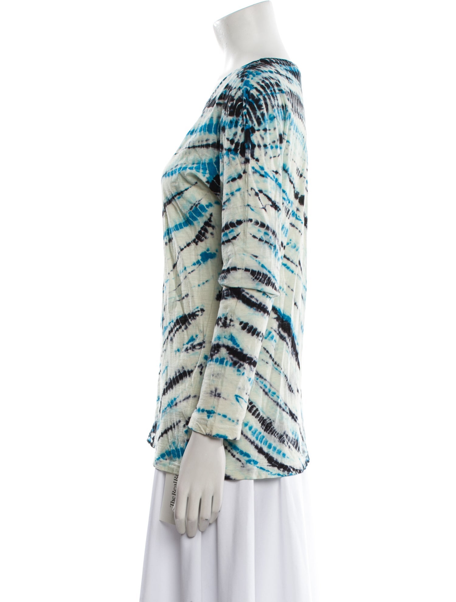 Proenza Schouler Tie-Dye Print Scoop Neck T-Shirt w/ Tags