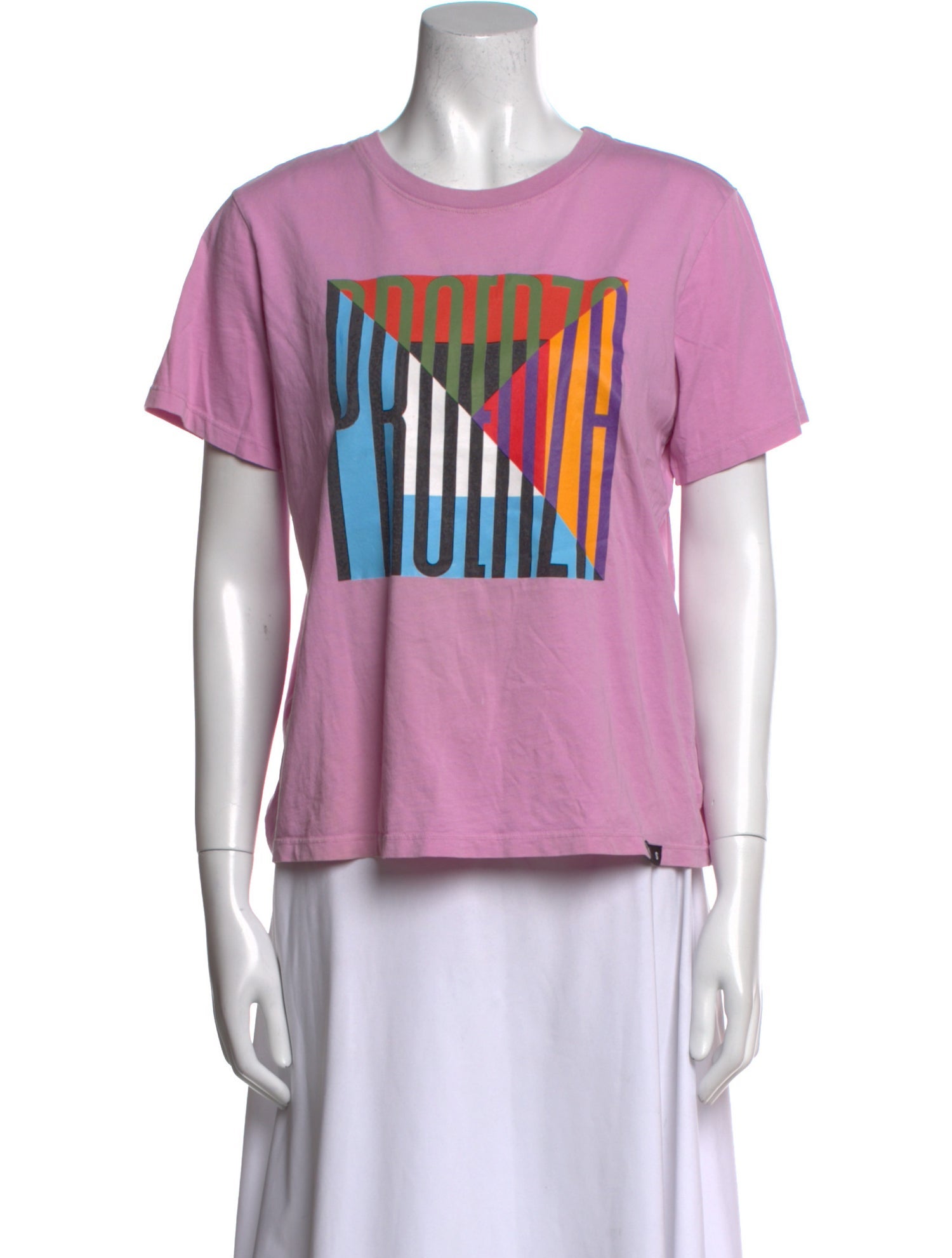 Proenza Schouler White Label Graphic Print Crew Neck T-Shirt
