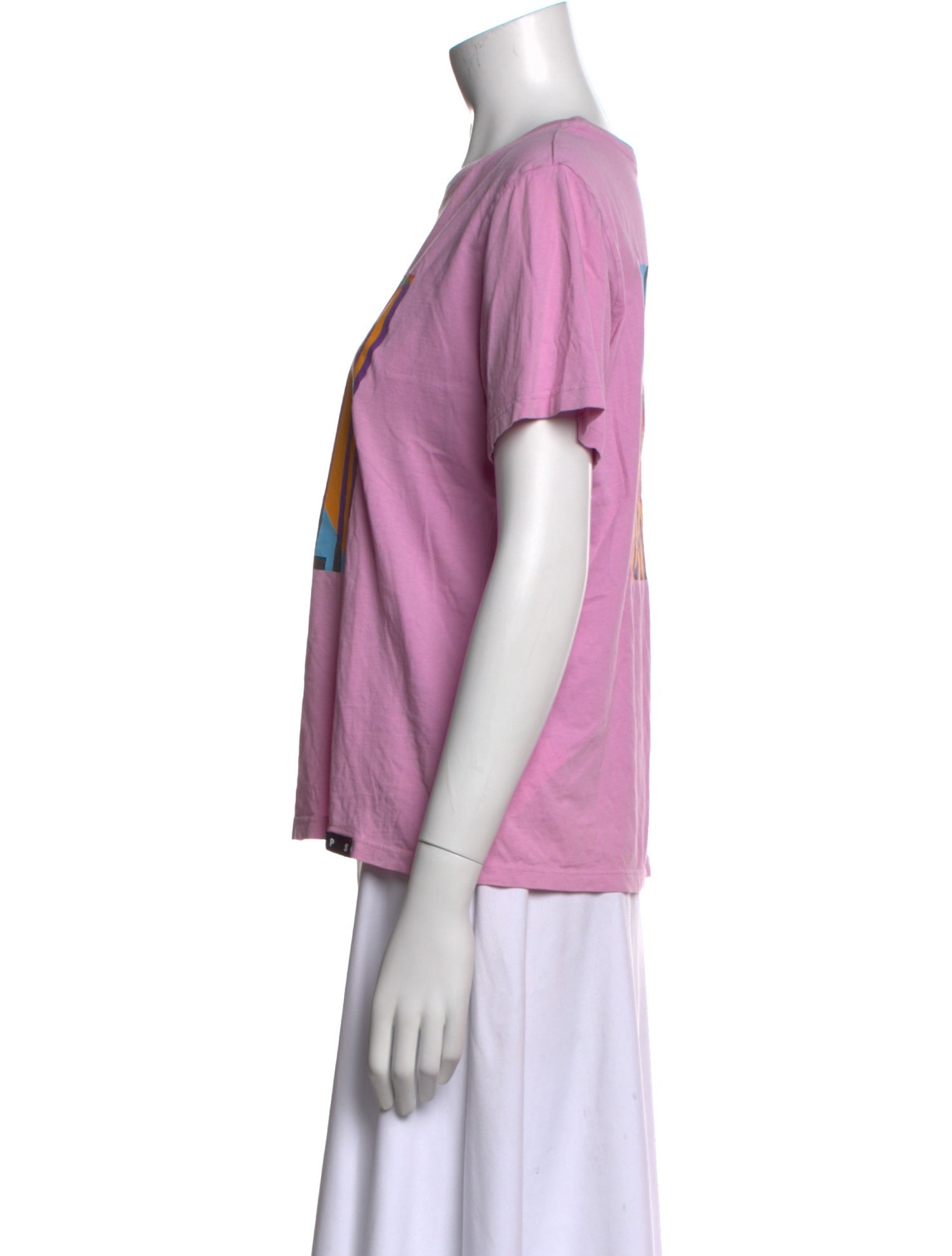 Proenza Schouler White Label Graphic Print Crew Neck T-Shirt