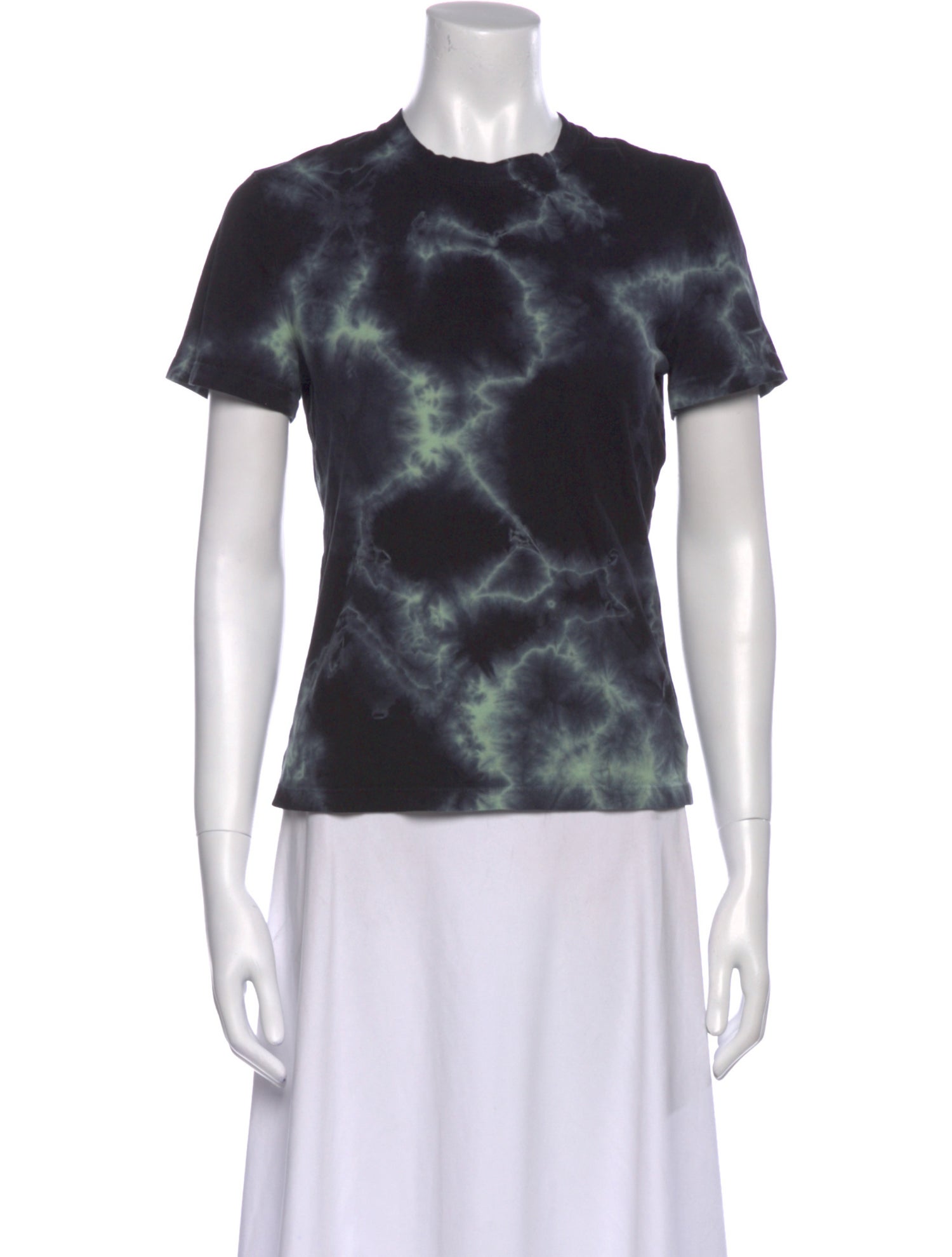 Proenza Schouler Tie-Dye Print Crew Neck T-Shirt