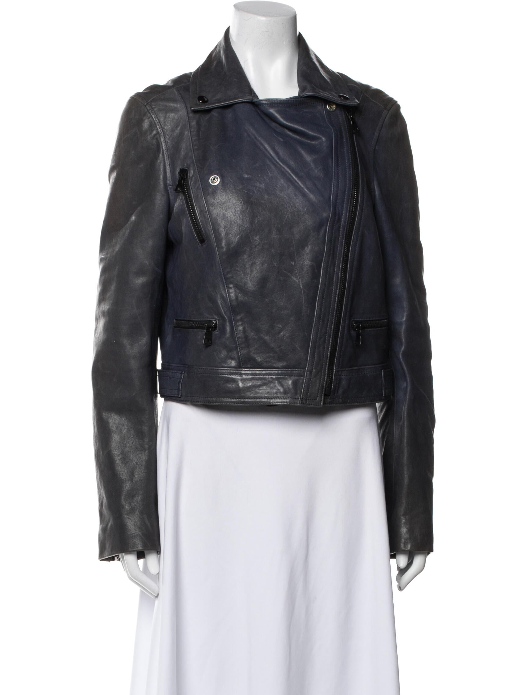 Proenza Schouler Lambskin Biker Jacket