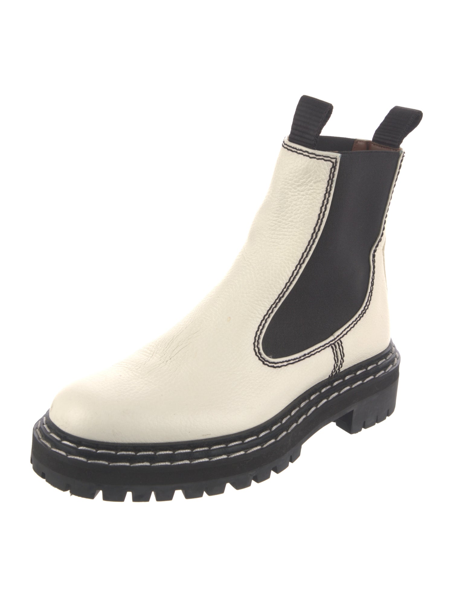 Proenza Schouler Leather Chelsea Boots