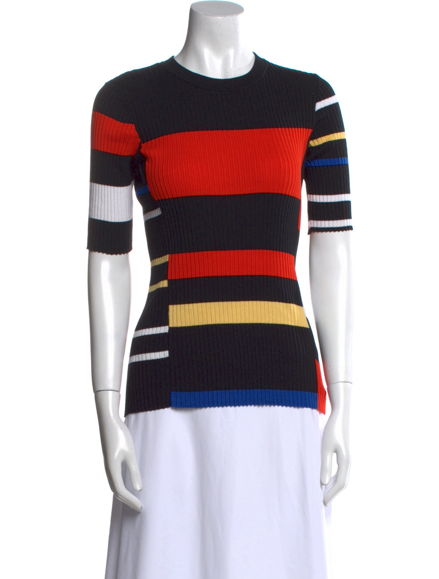 Proenza Schouler Striped Crew Neck T-Shirt