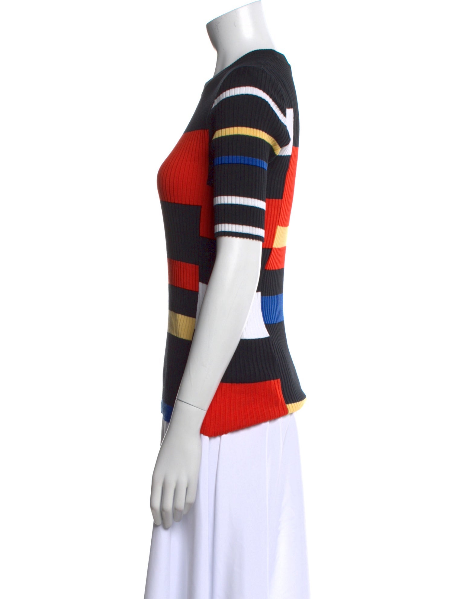 Proenza Schouler Striped Crew Neck T-Shirt