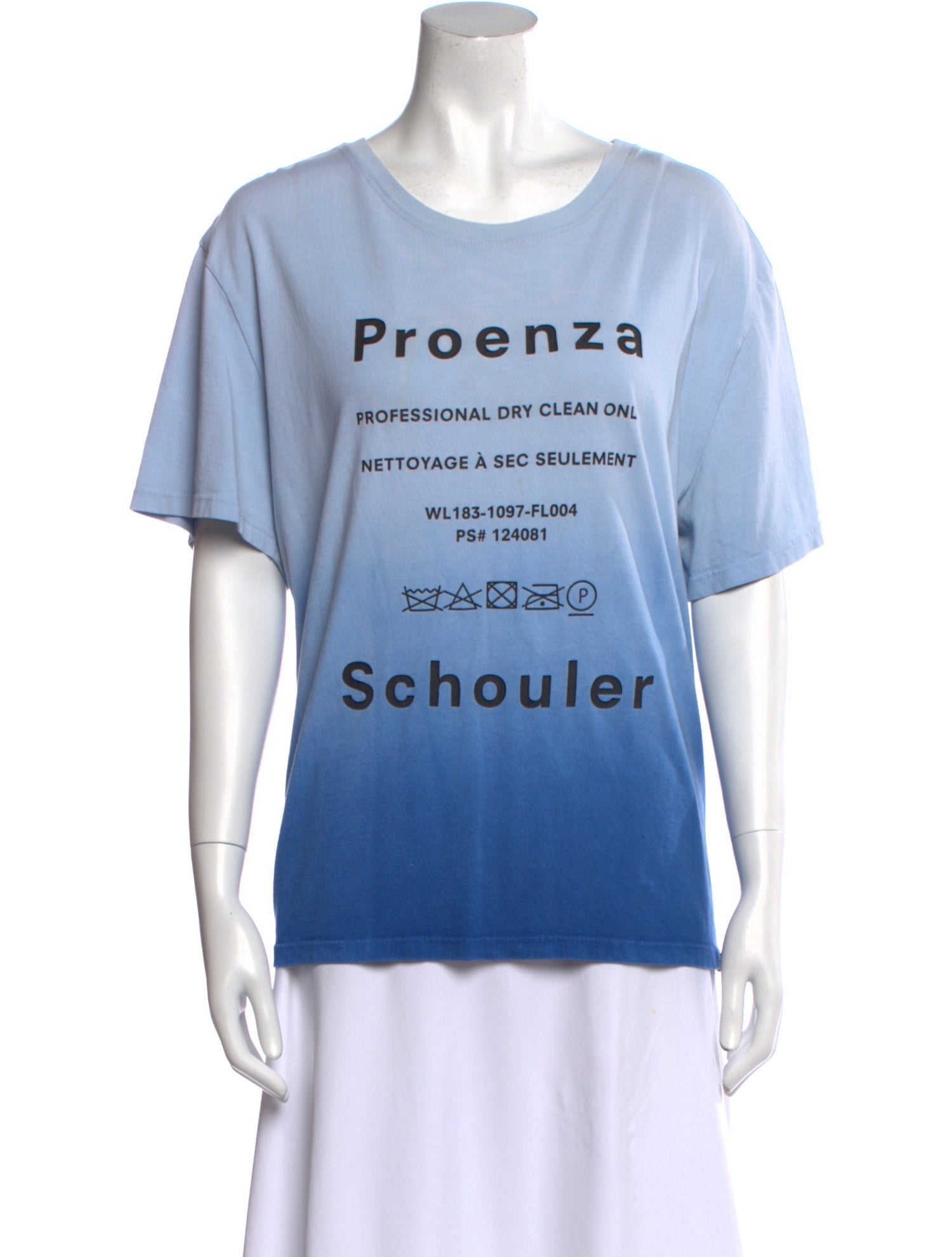 Proenza Schouler Graphic Print Crew Neck T-Shirt