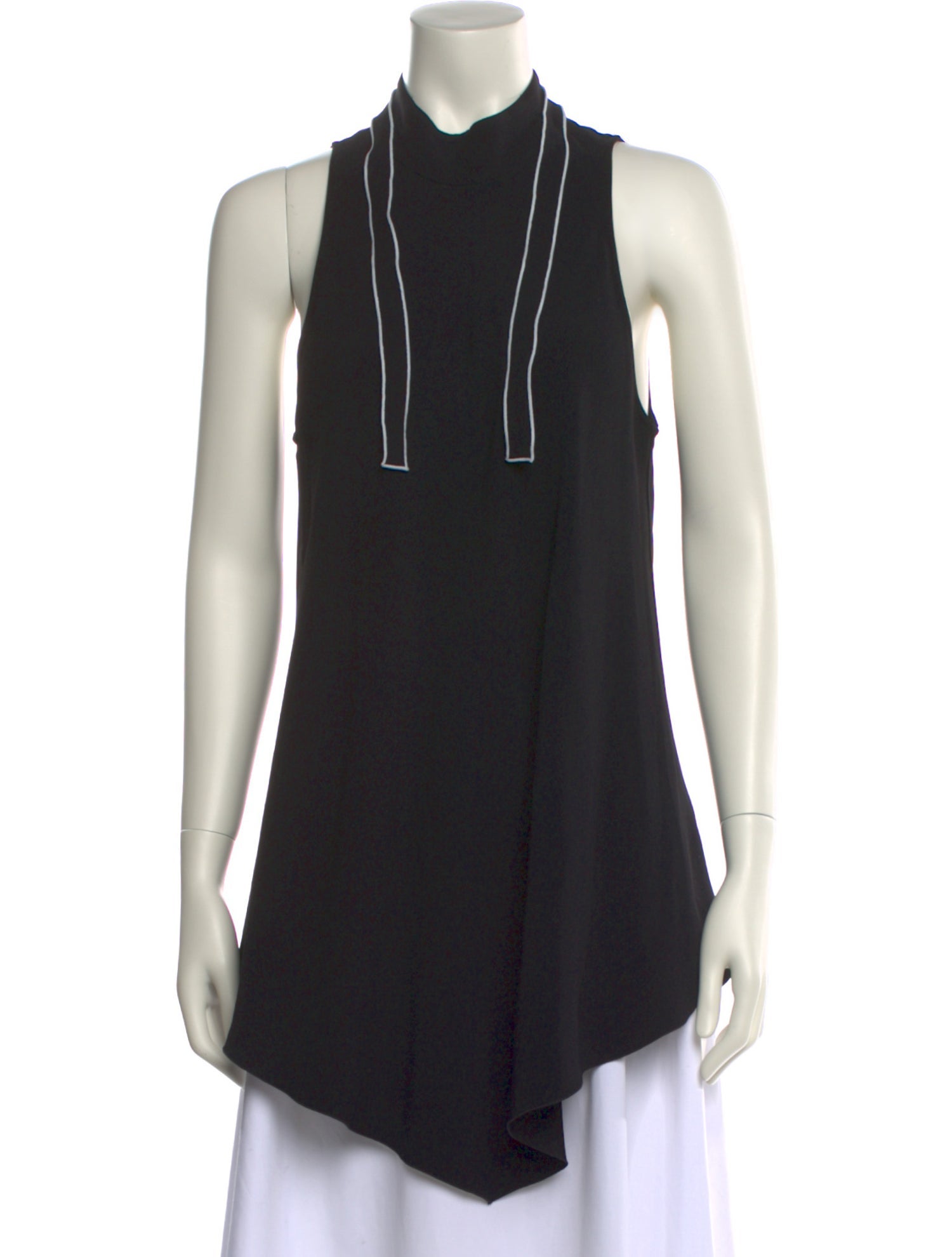 Proenza Schouler Mock Neck Sleeveless Tunic