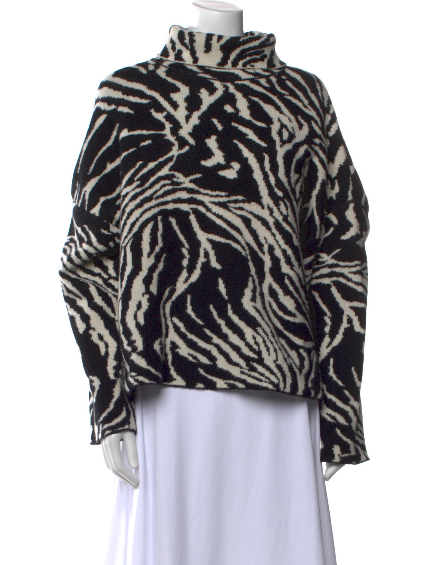Proenza Schouler Cashmere Animal Print Sweater