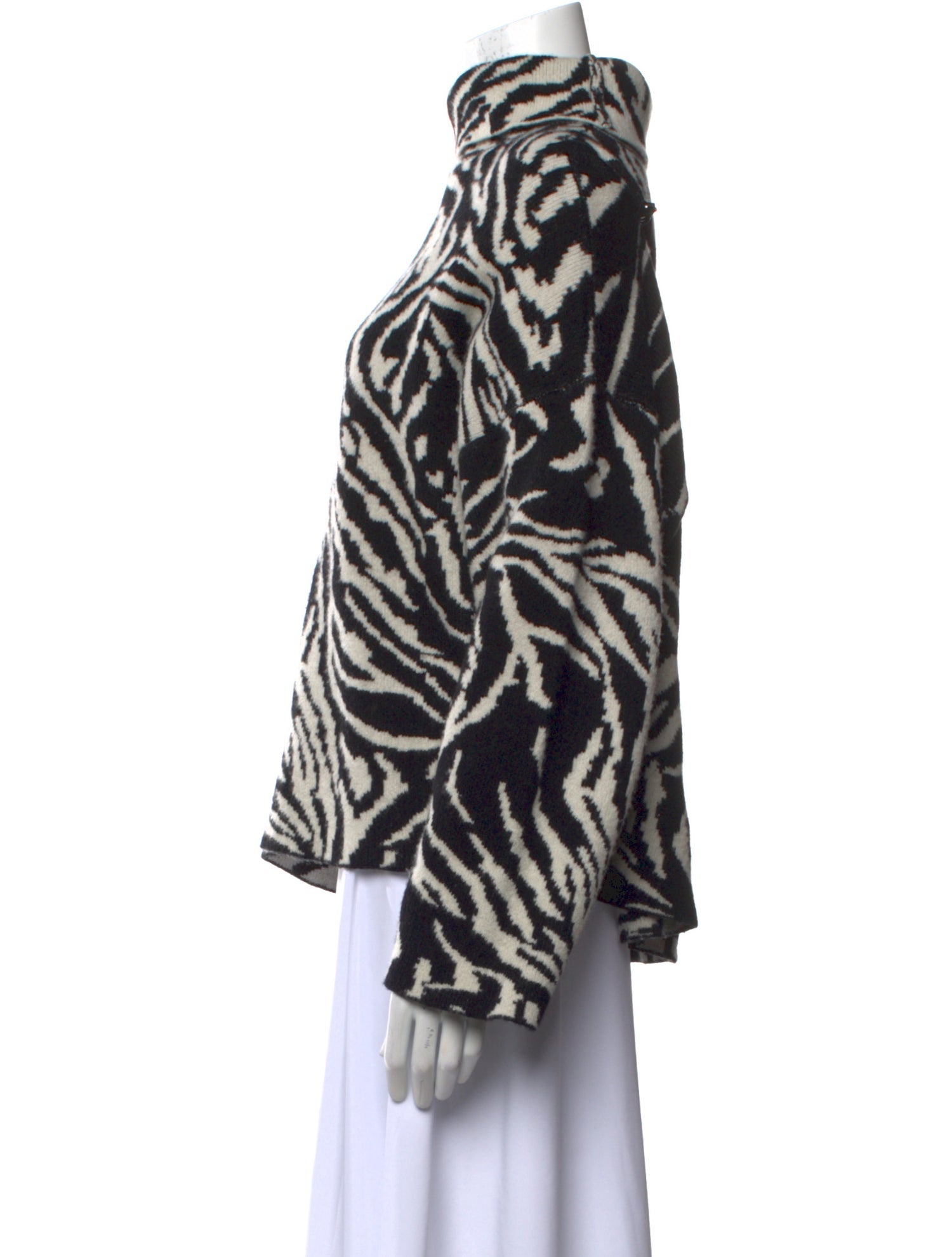 Proenza Schouler Cashmere Animal Print Sweater
