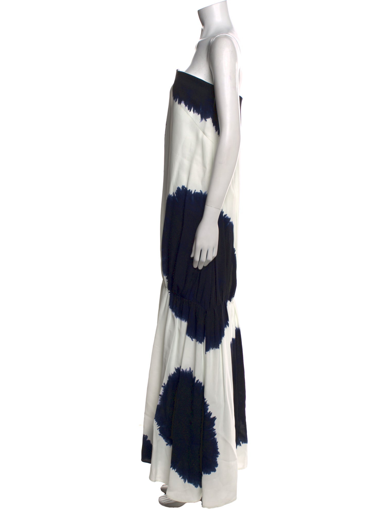 Proenza Schouler Tie-Dye Print Long Dress