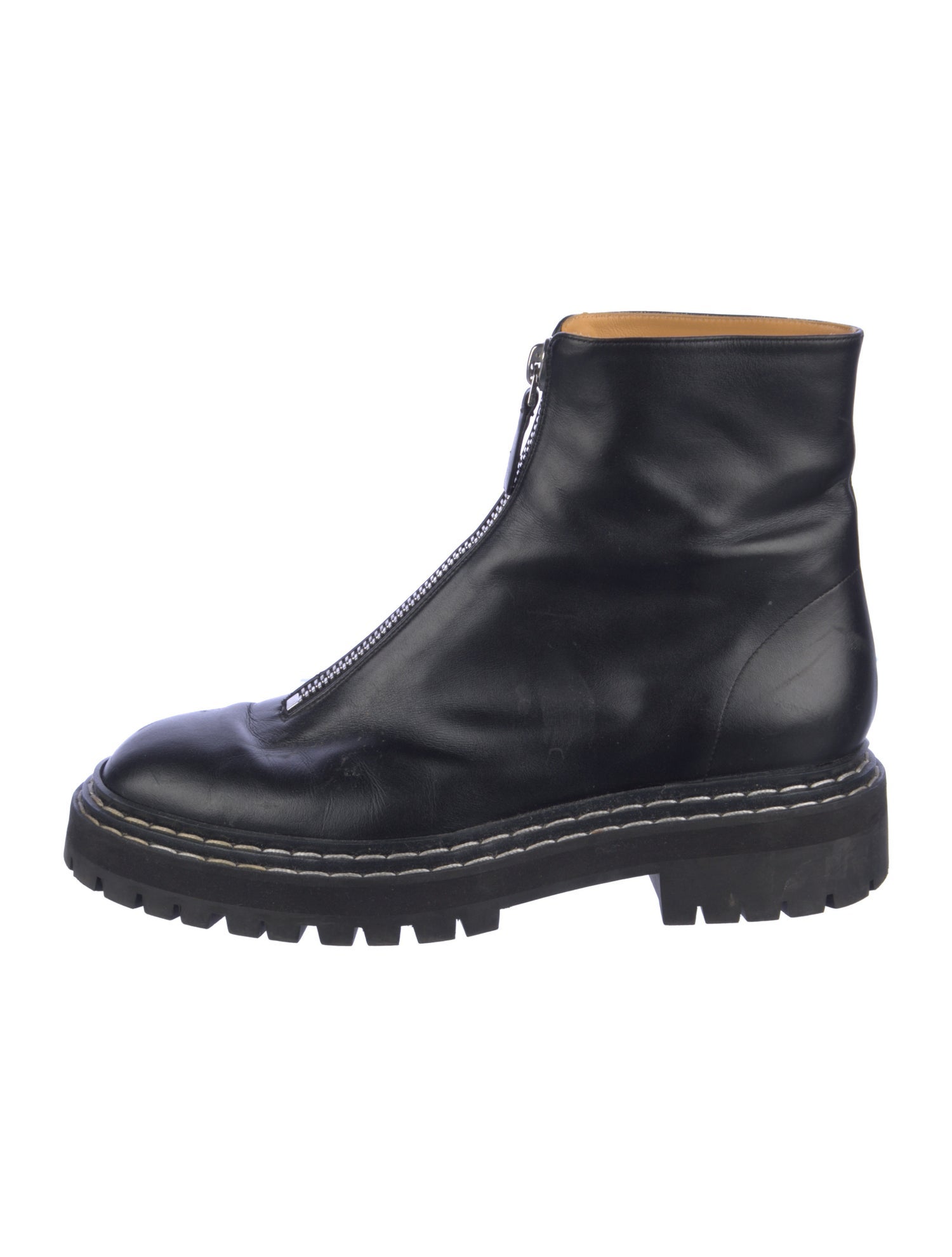 Proenza Schouler Leather Combat Boots