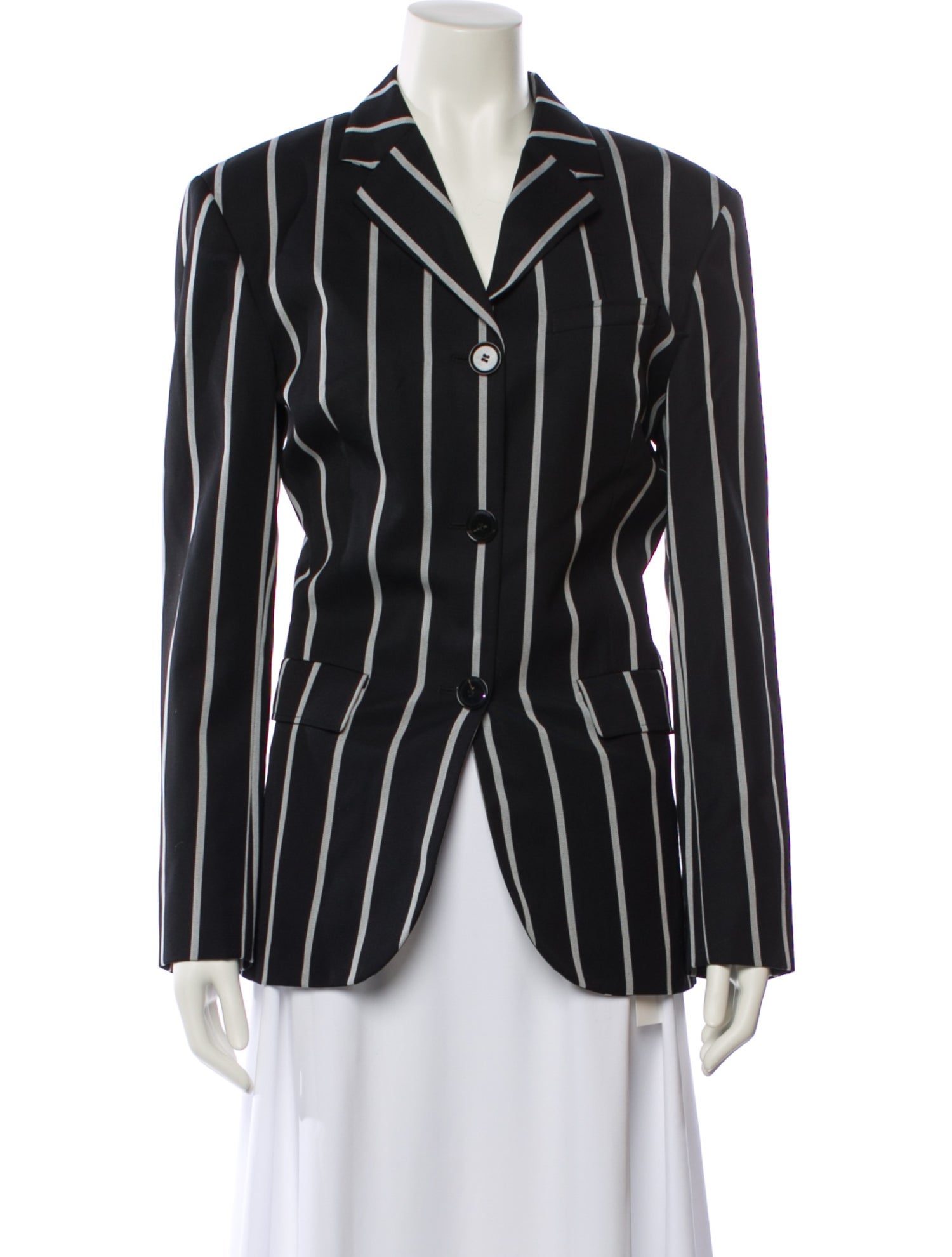 Proenza Schouler Wool Striped Blazer
