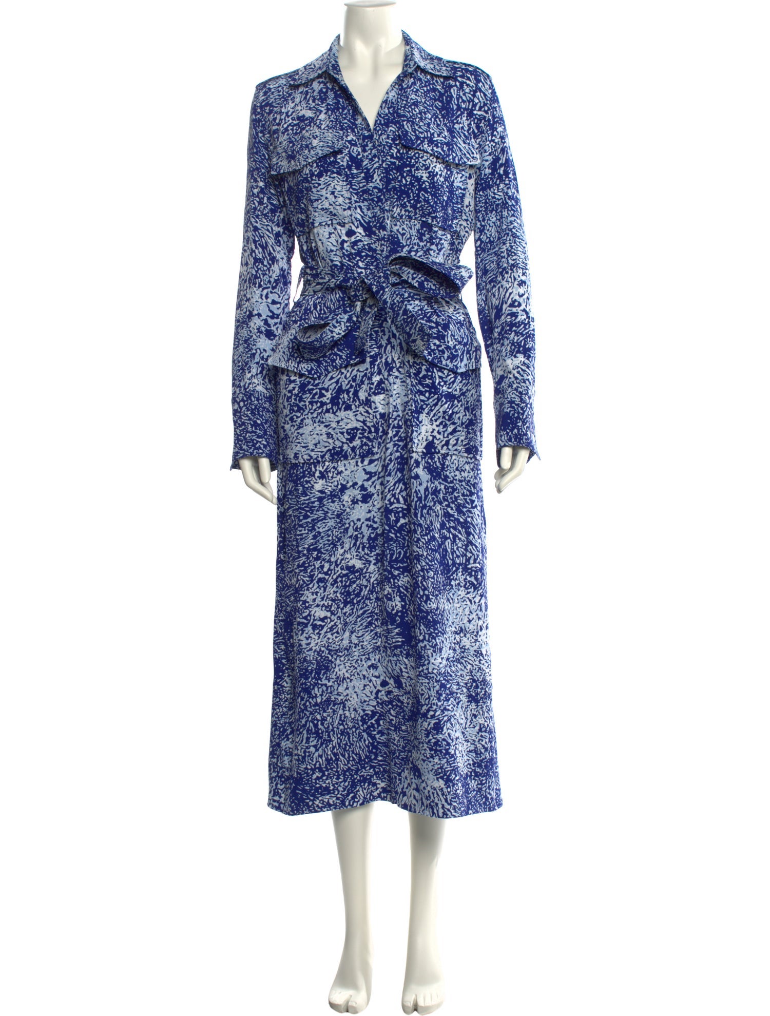 Proenza Schouler Printed Long Dress