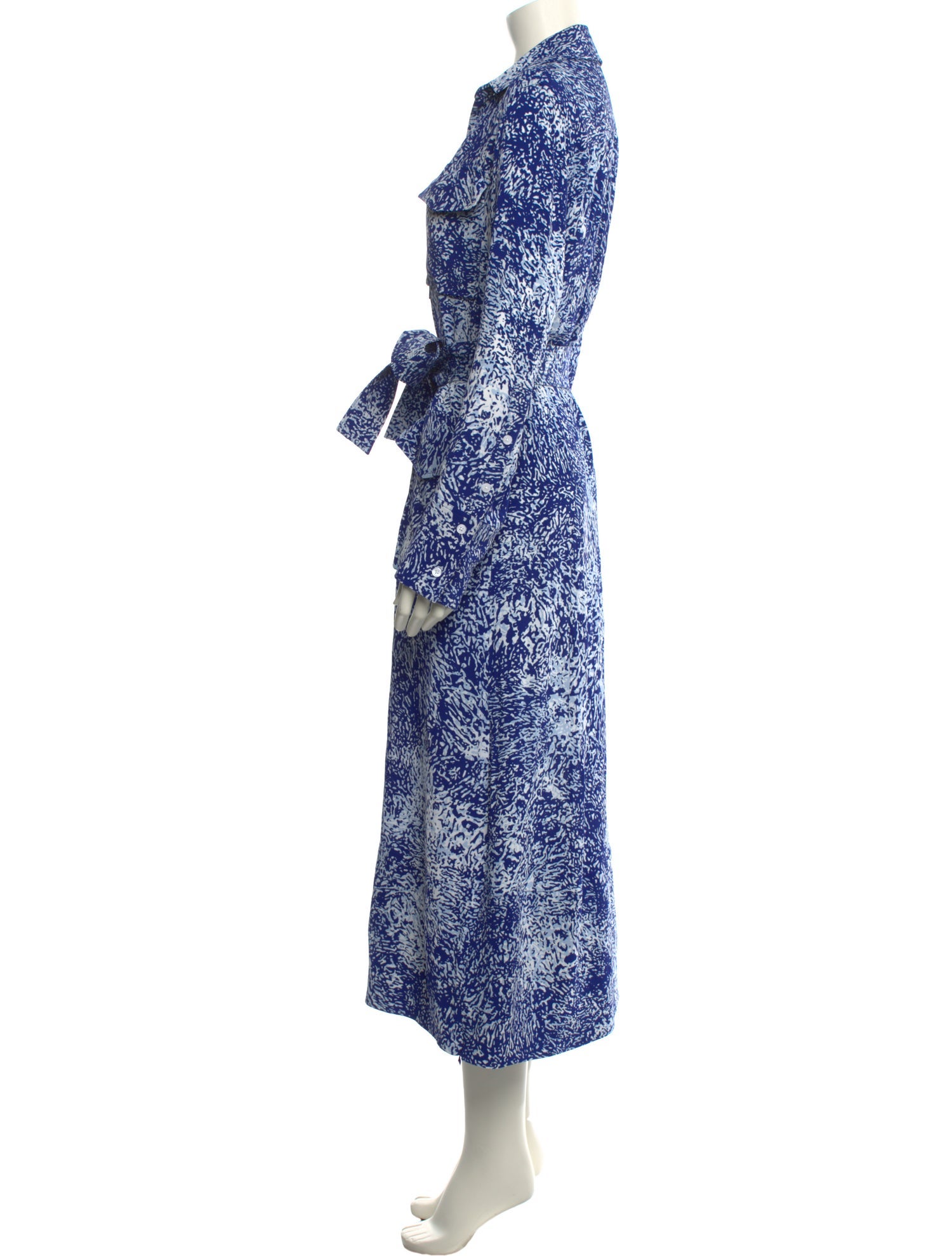 Proenza Schouler Printed Long Dress