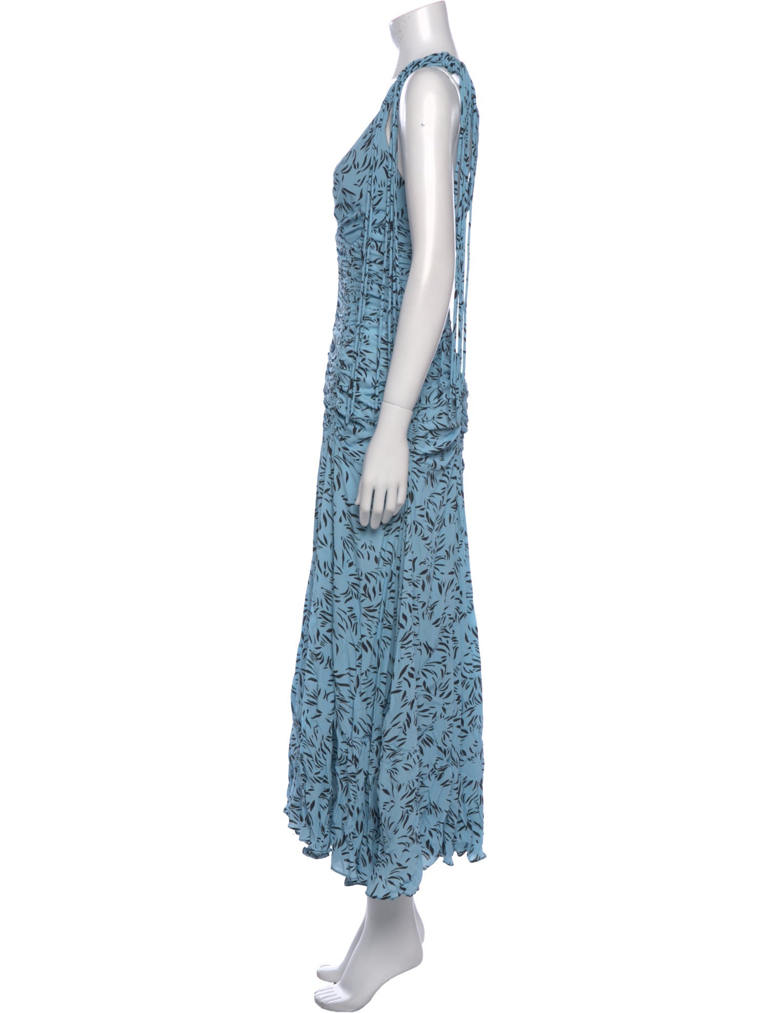 Proenza Schouler Printed Long Dress