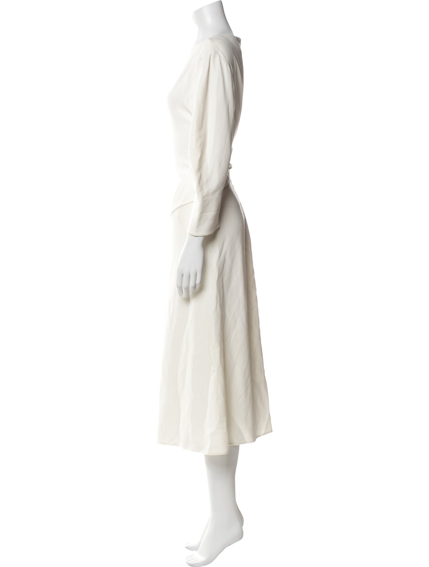 Proenza Schouler Bateau Neckline Midi Length Dress