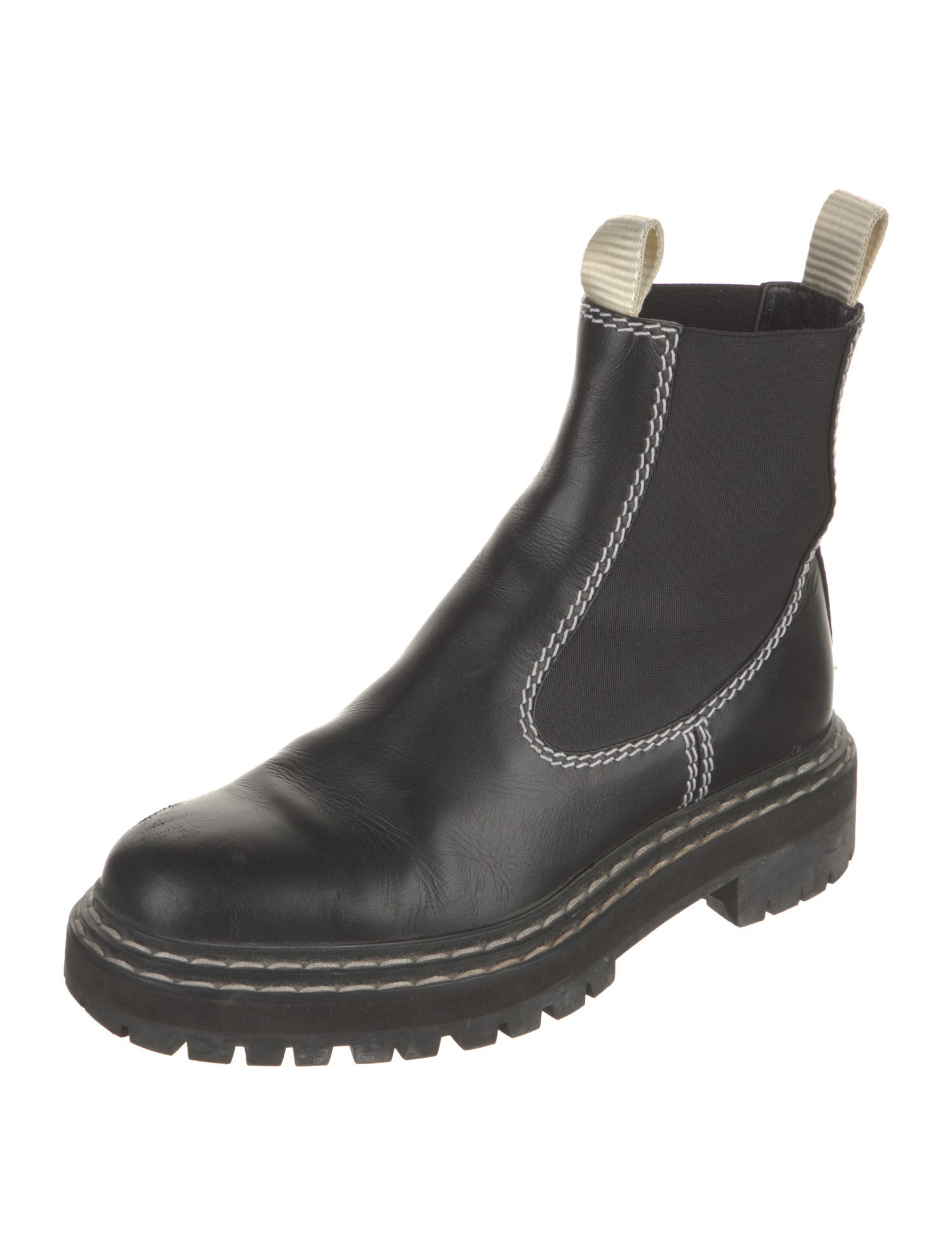 Proenza Schouler Leather Chelsea Boots