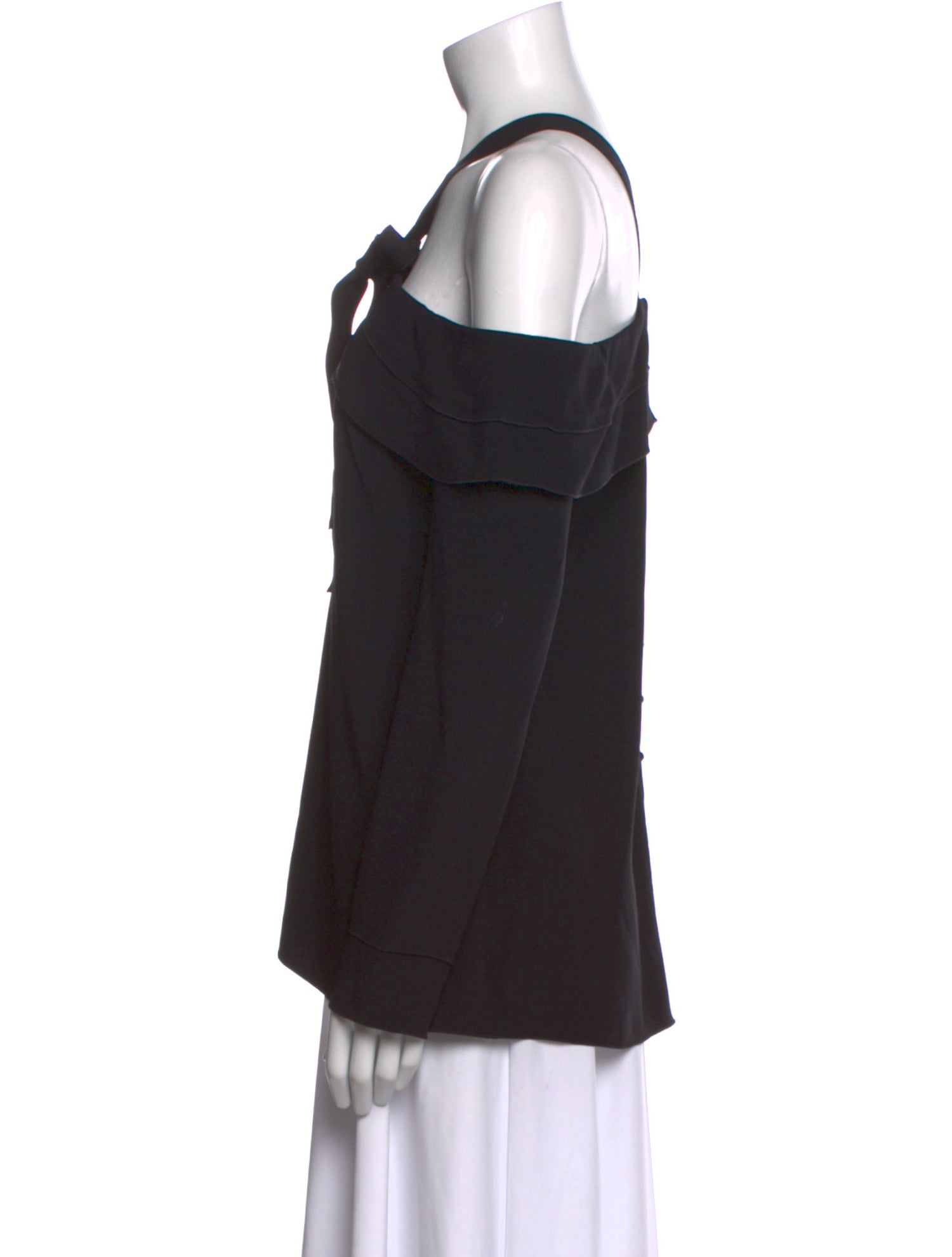 Proenza Schouler V-Neck Long Sleeve Blouse