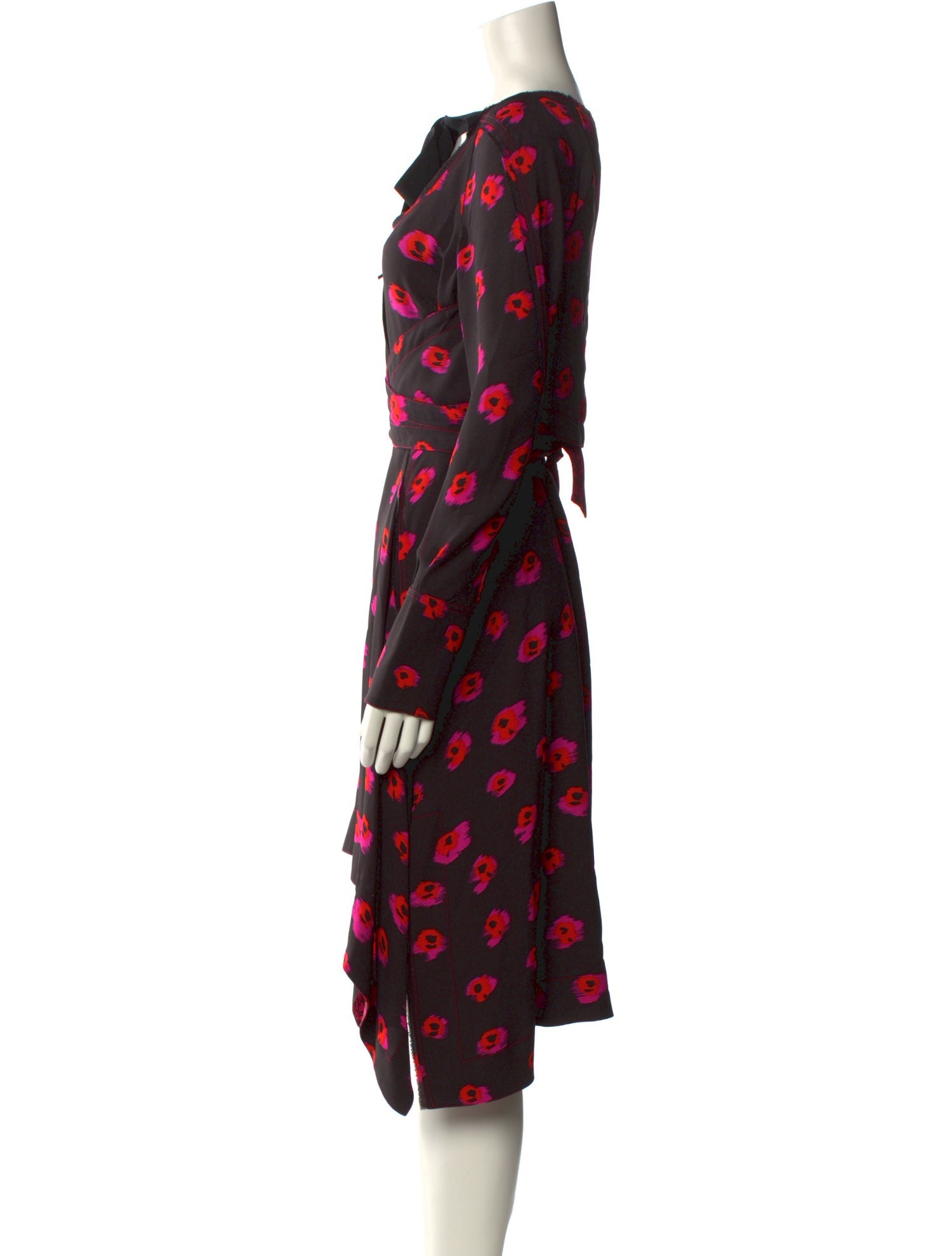 Proenza Schouler Printed Midi Length Dress