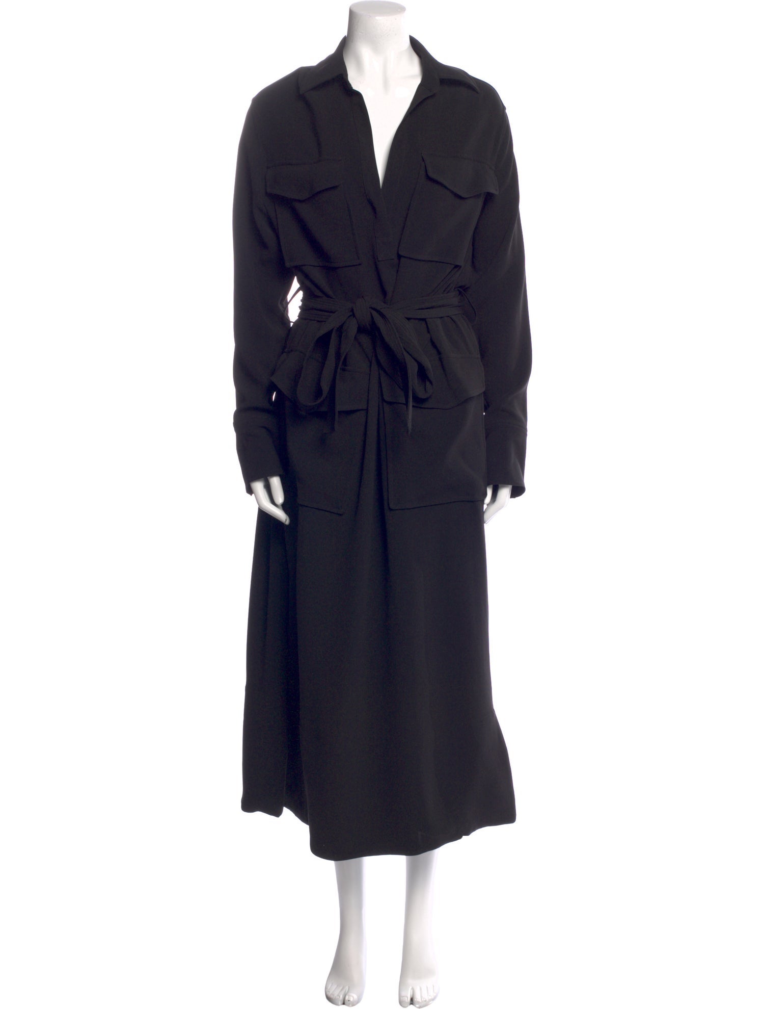 Proenza Schouler V-Neck Long Dress