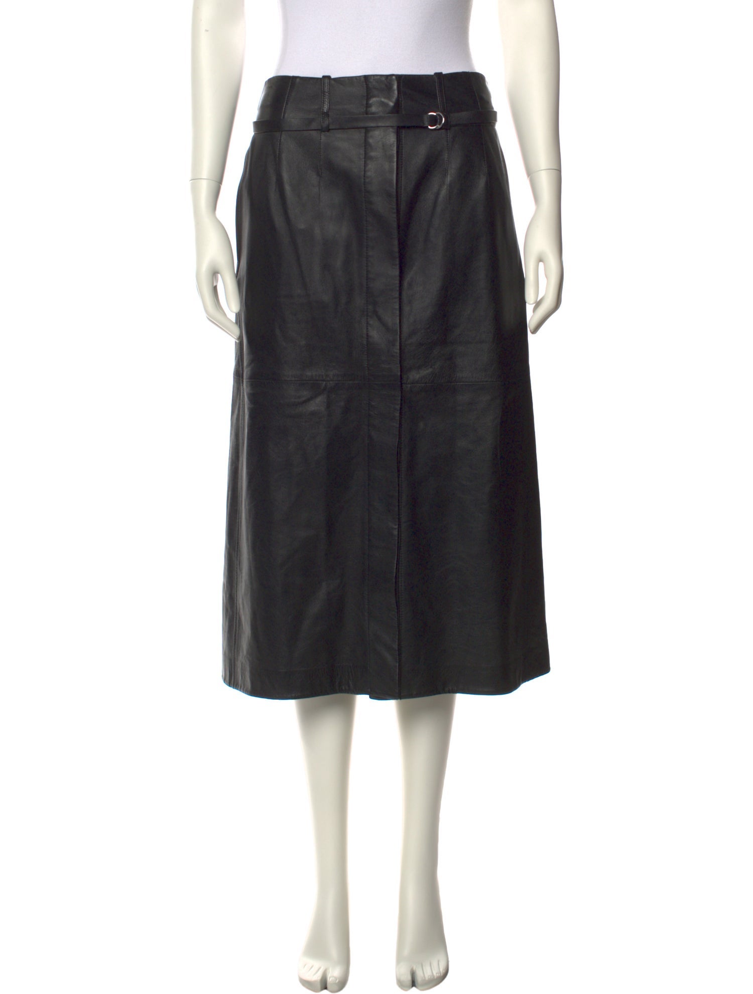 Proenza Schouler Lambskin Midi Length Skirt