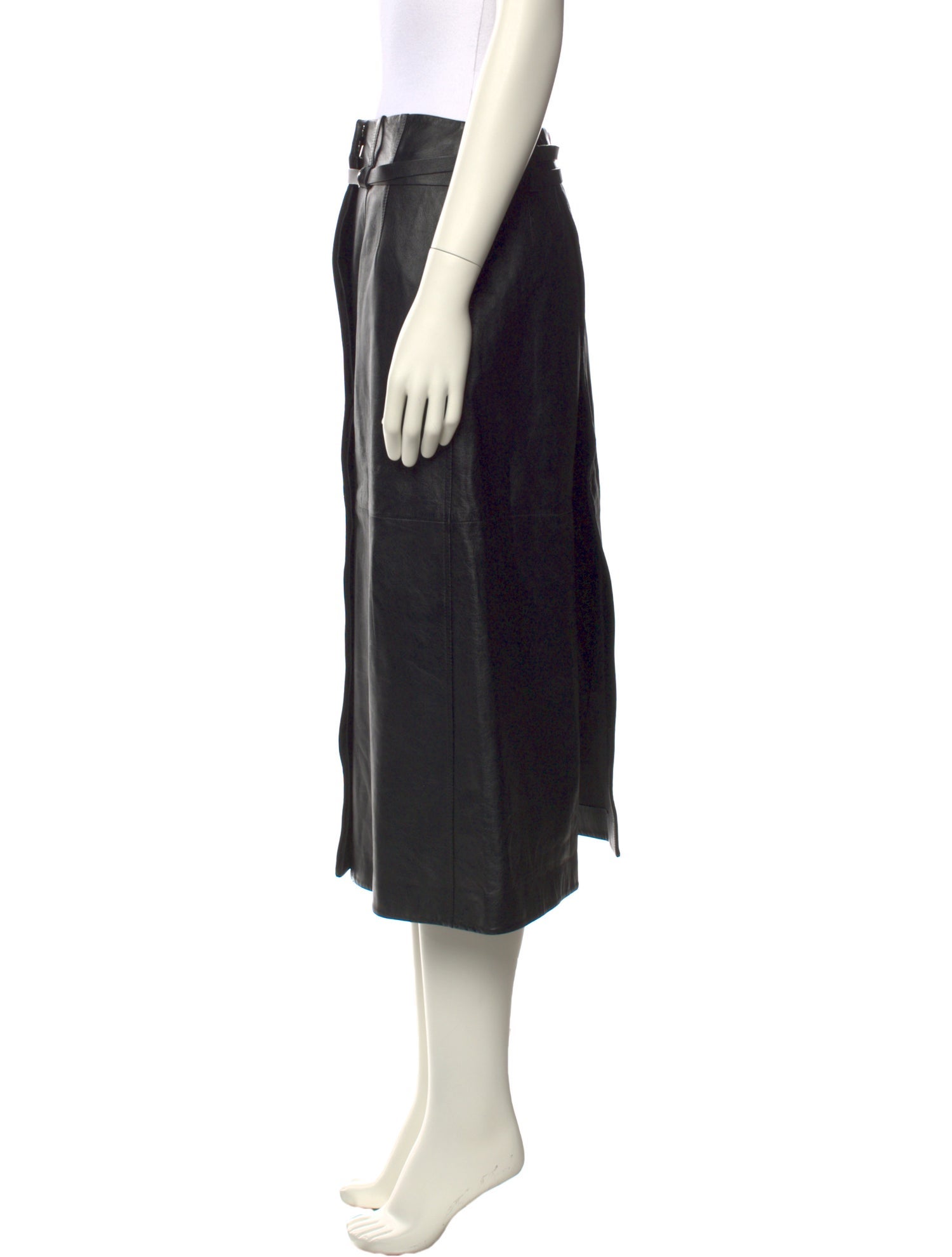 Proenza Schouler Lambskin Midi Length Skirt