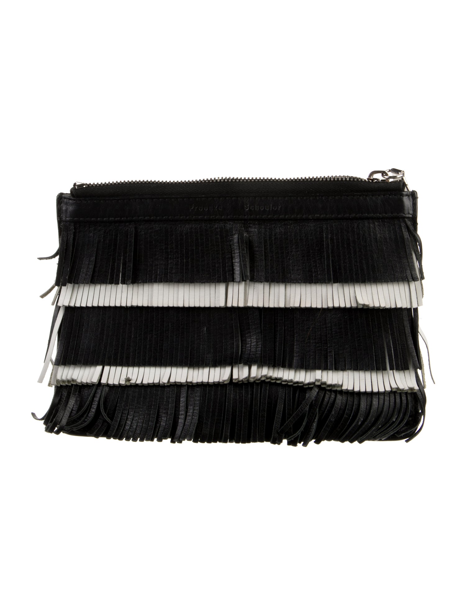 Proenza Schouler pattern print leather cosmetic bag