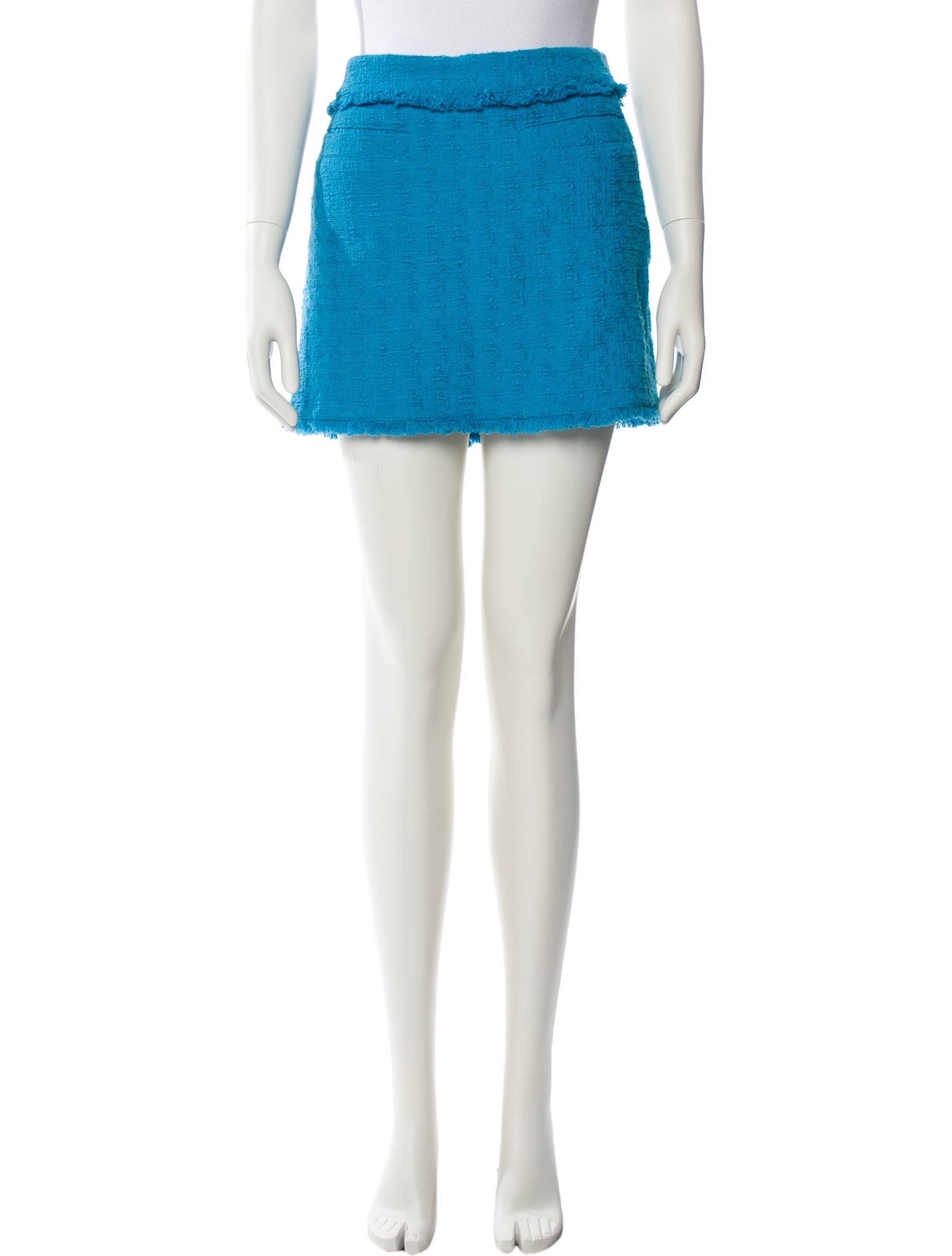 Proenza Schouler Fringe Trim Accent Mini Skirt