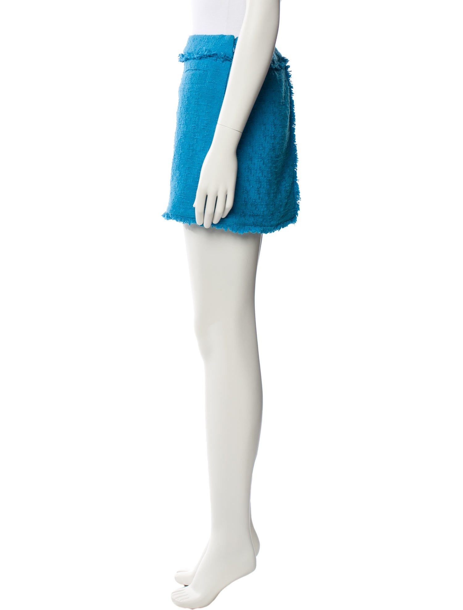 Proenza Schouler Fringe Trim Accent Mini Skirt