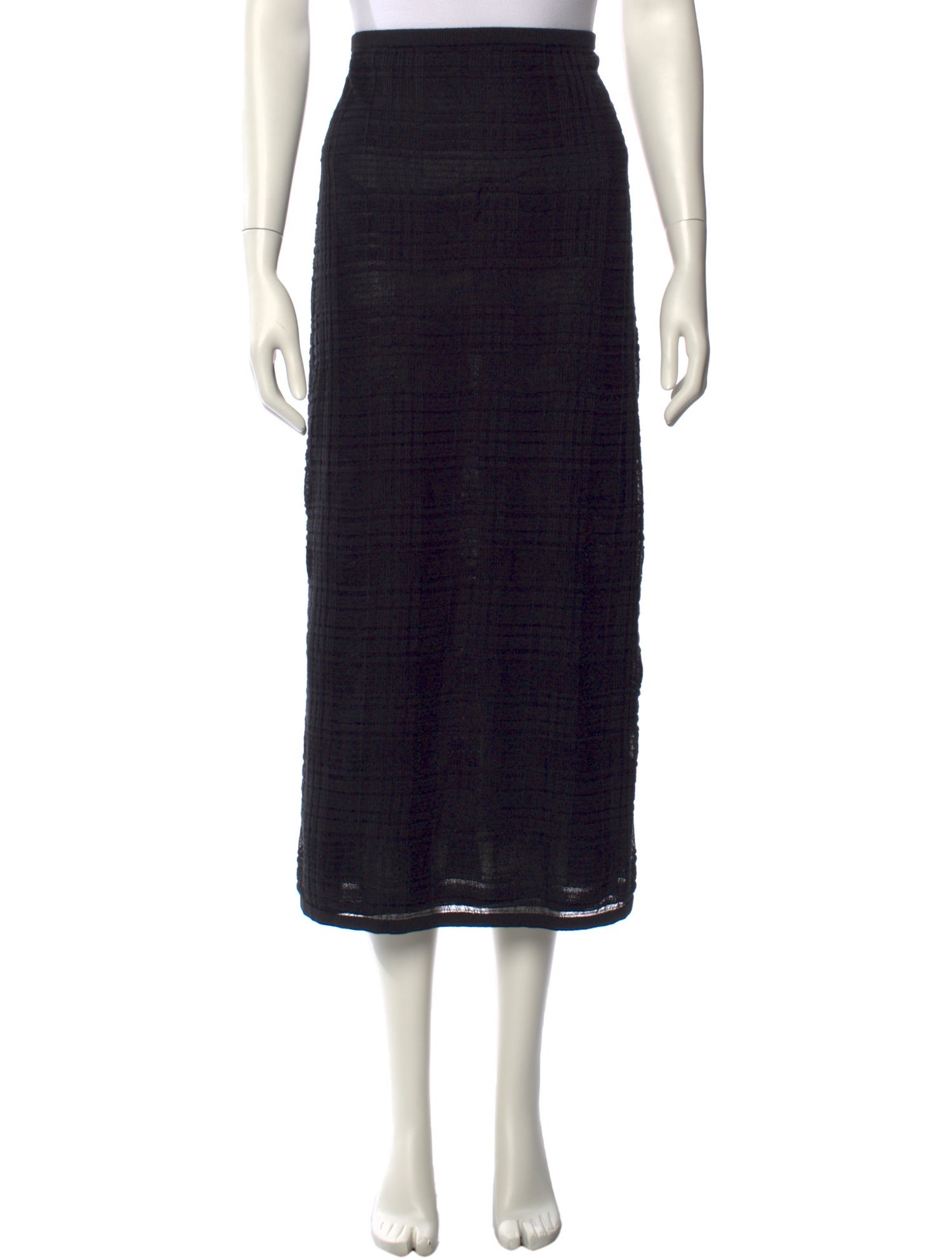 Proenza Schouler Striped Midi Length Skirt