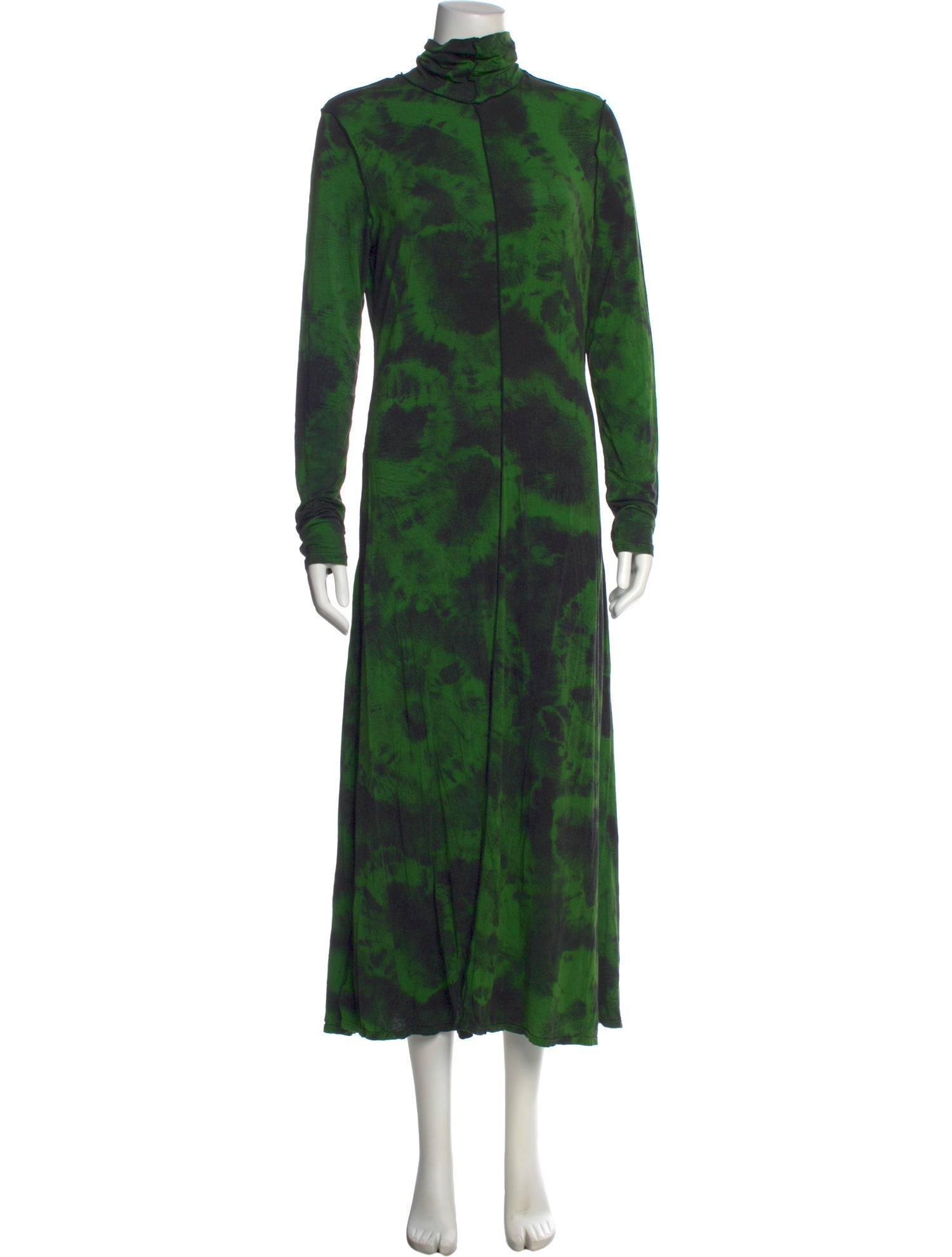 Proenza Schouler White Label Tie-Dye Print Midi Length Dress