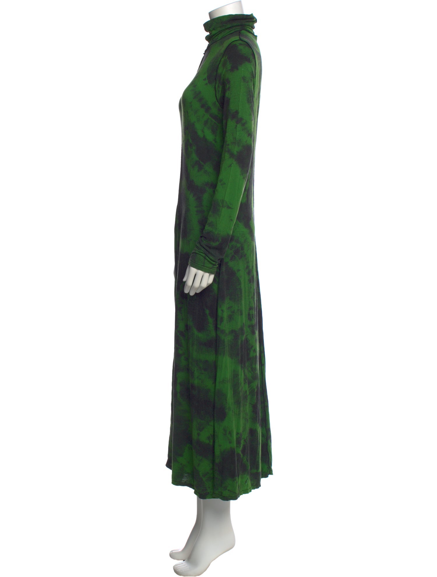 Proenza Schouler White Label Tie-Dye Print Midi Length Dress