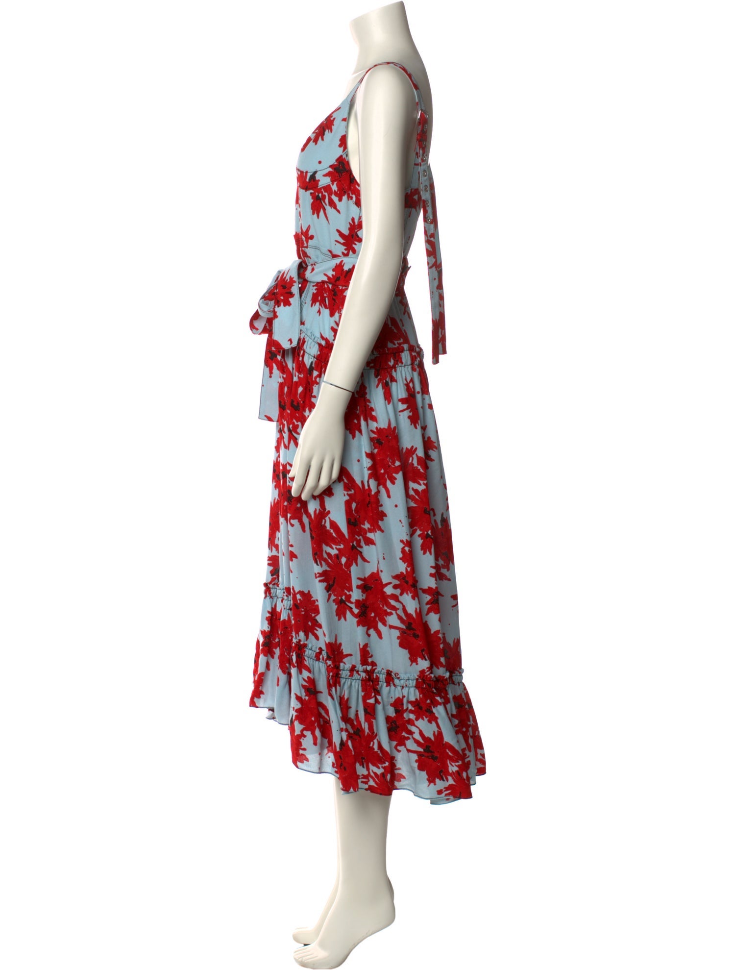 Proenza Schouler Printed Long Dress