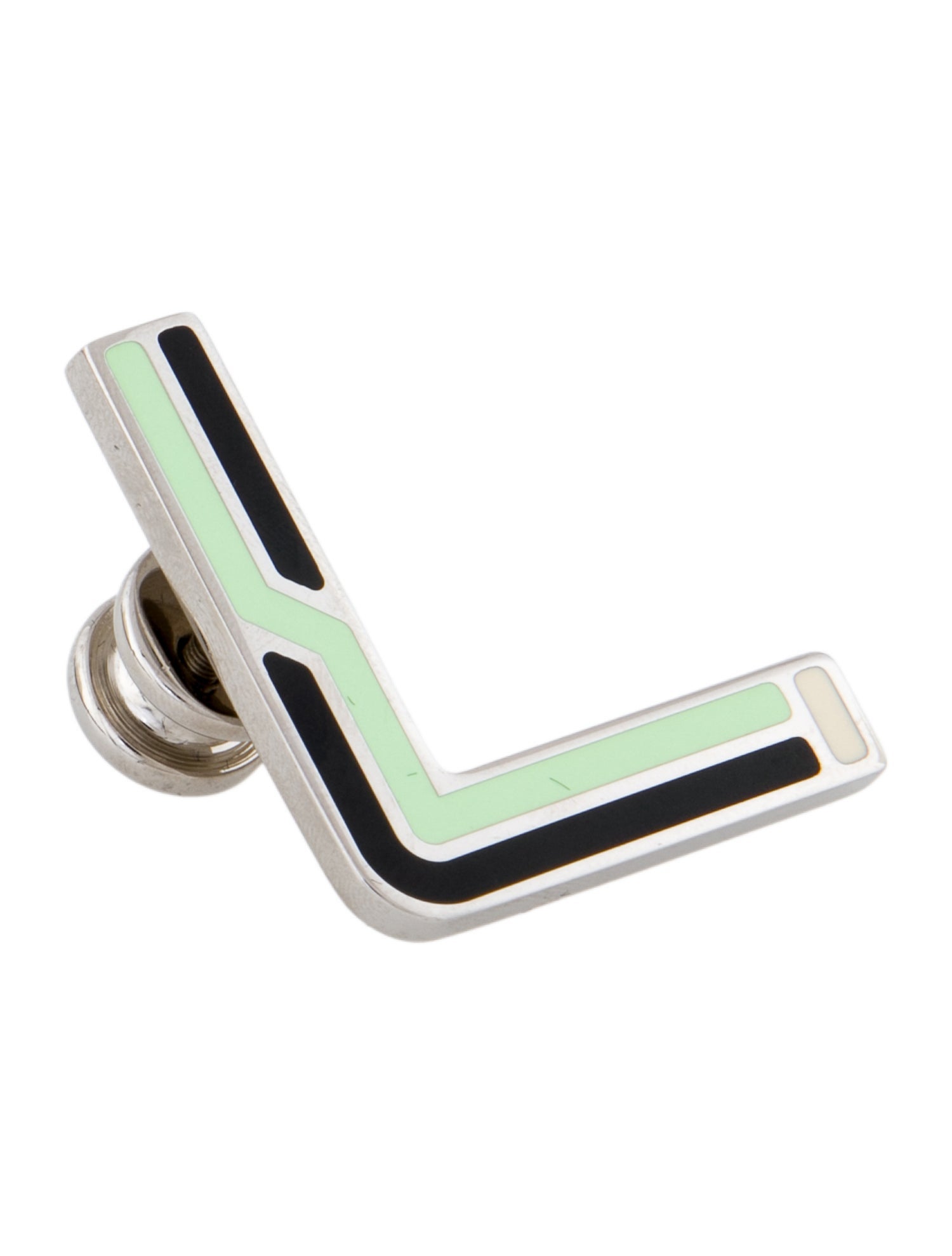 Proenza Schouler Enamel Alphabet 'L' Lapel Pin Brooch