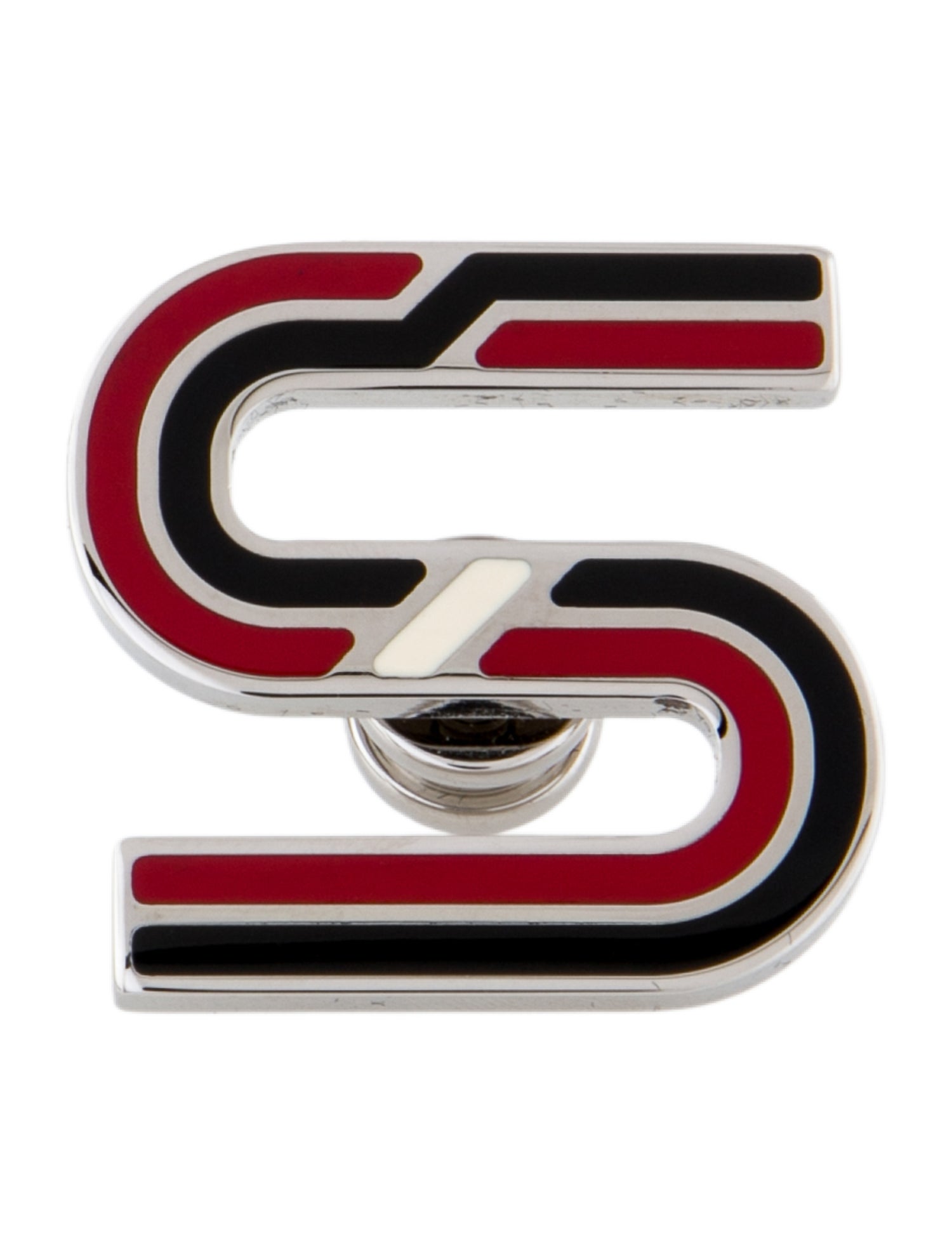 Proenza Schouler Enamel Alphabet 'S' Lapel Pin Brooch