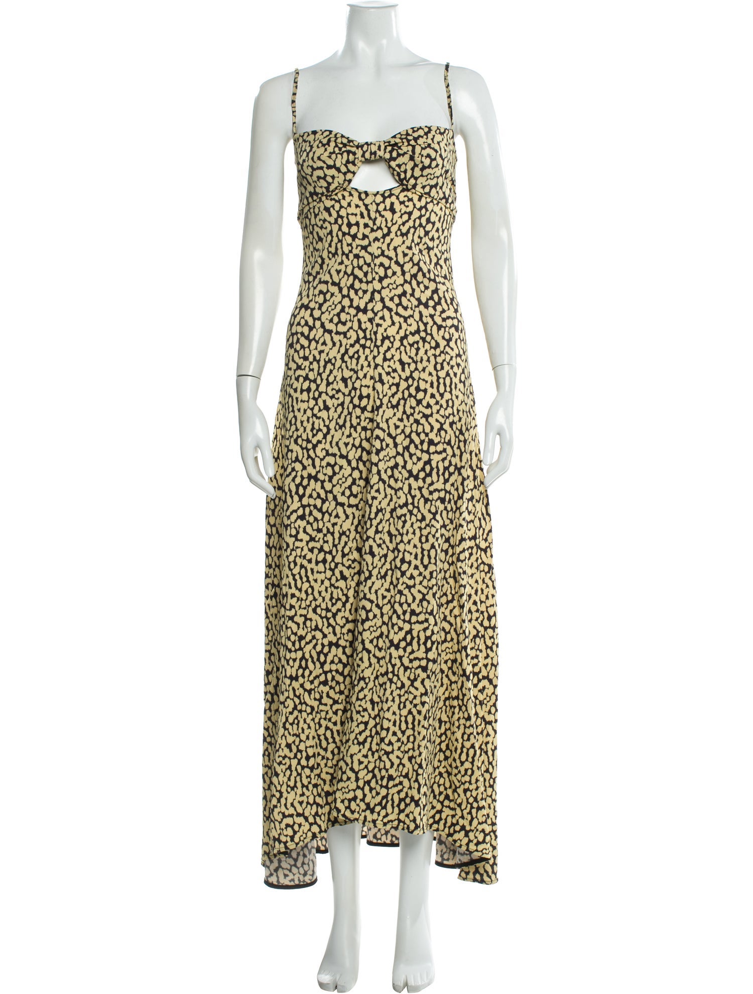 Proenza Schouler Animal Print Long Dress
