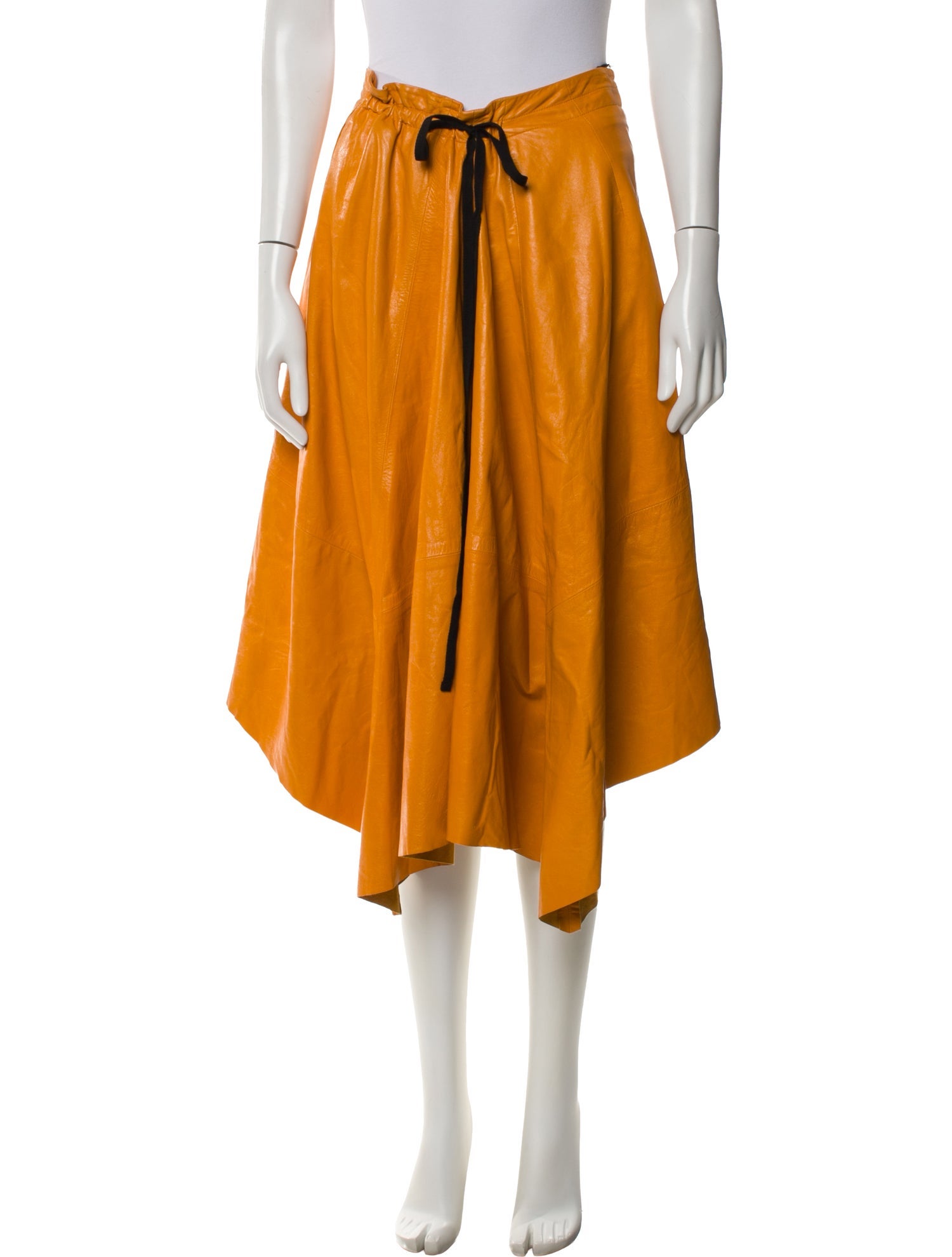 Proenza Schouler Lambskin Knee-Length Skirt