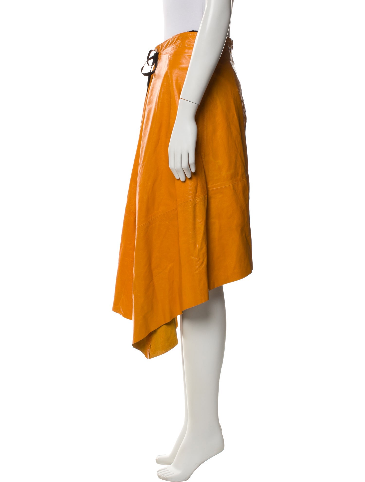 Proenza Schouler Lambskin Knee-Length Skirt