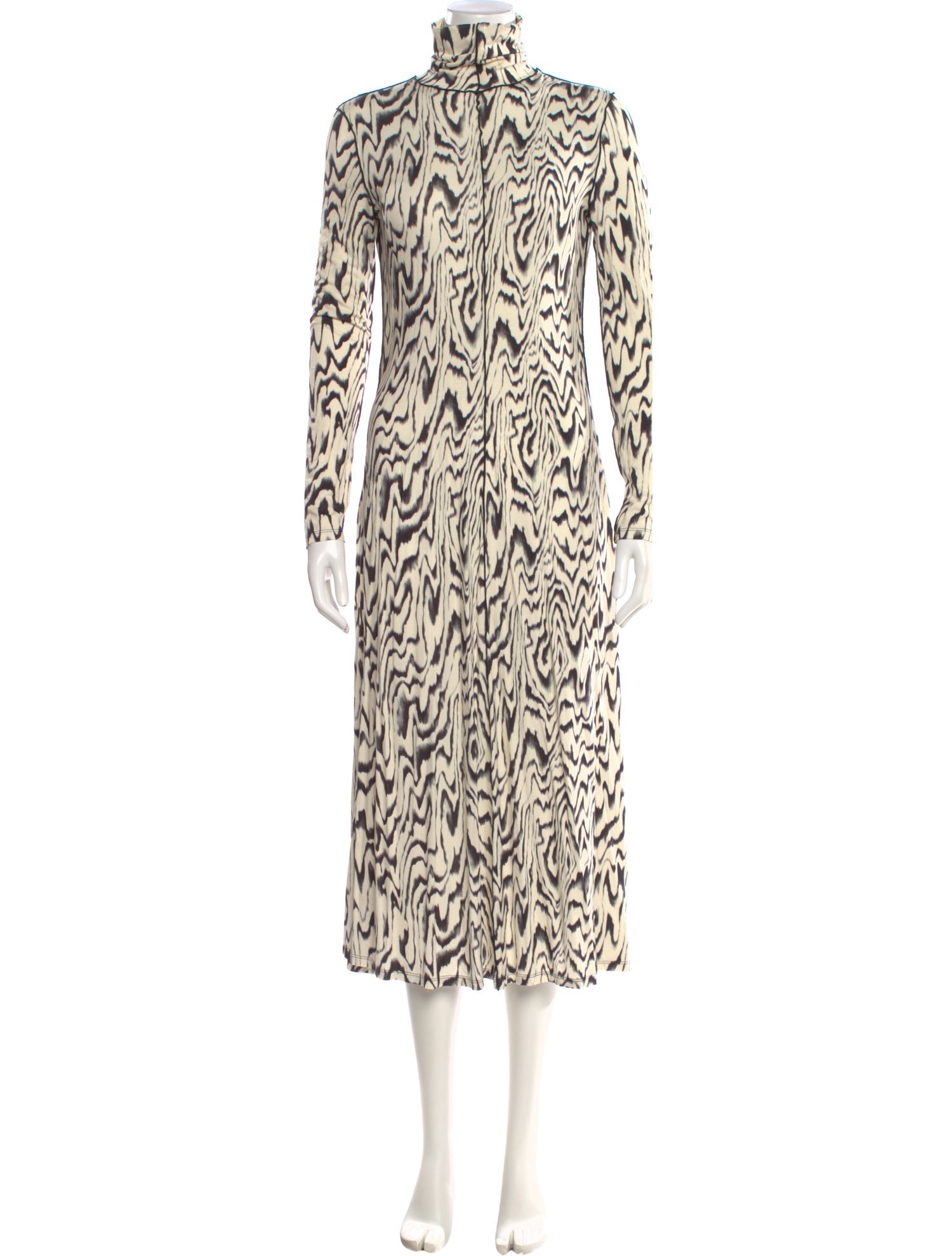Proenza Schouler Animal Print Midi Length Dress