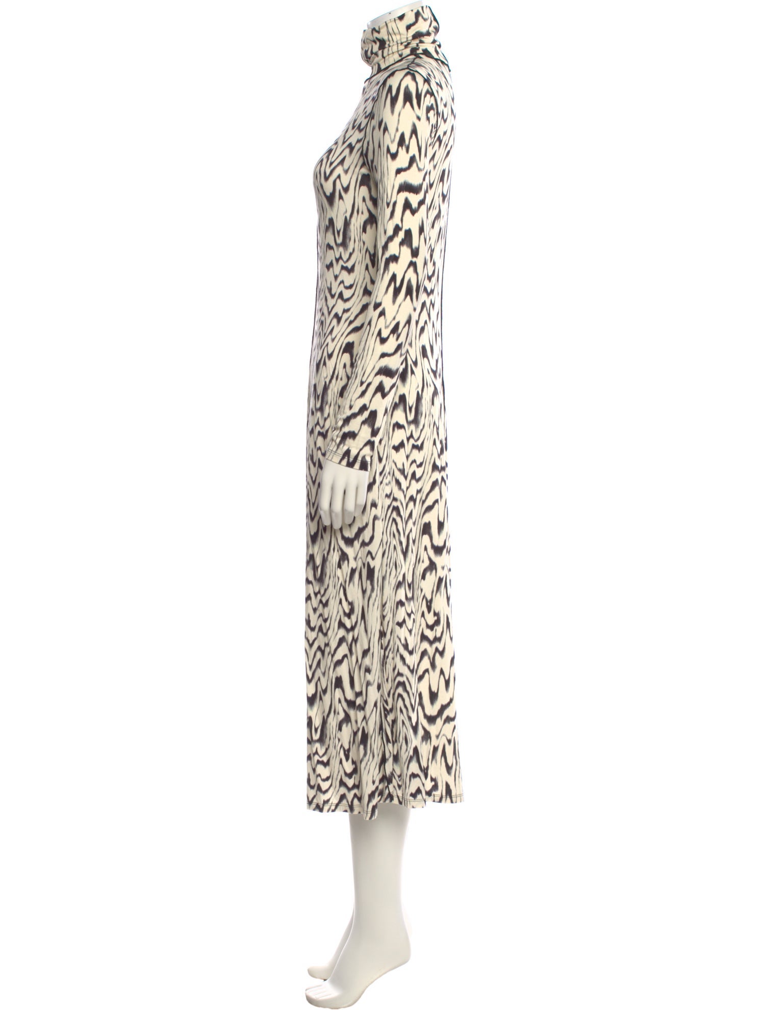 Proenza Schouler Animal Print Midi Length Dress