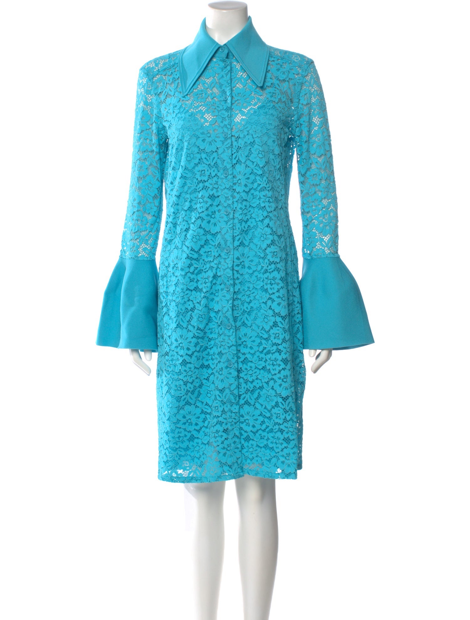 Proenza Schouler Lace Pattern Mini Dress