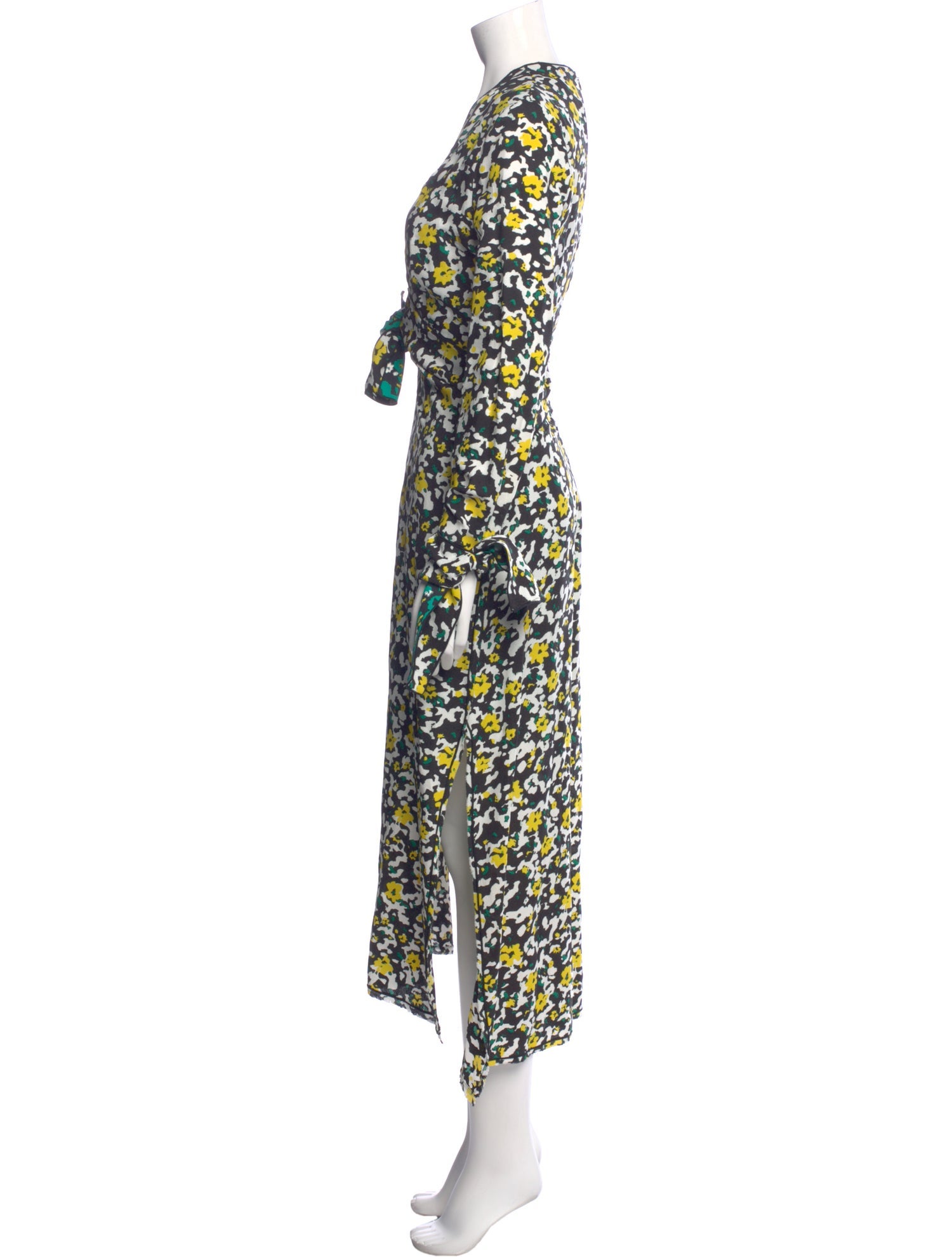 Proenza Schouler Floral Print Long Dress