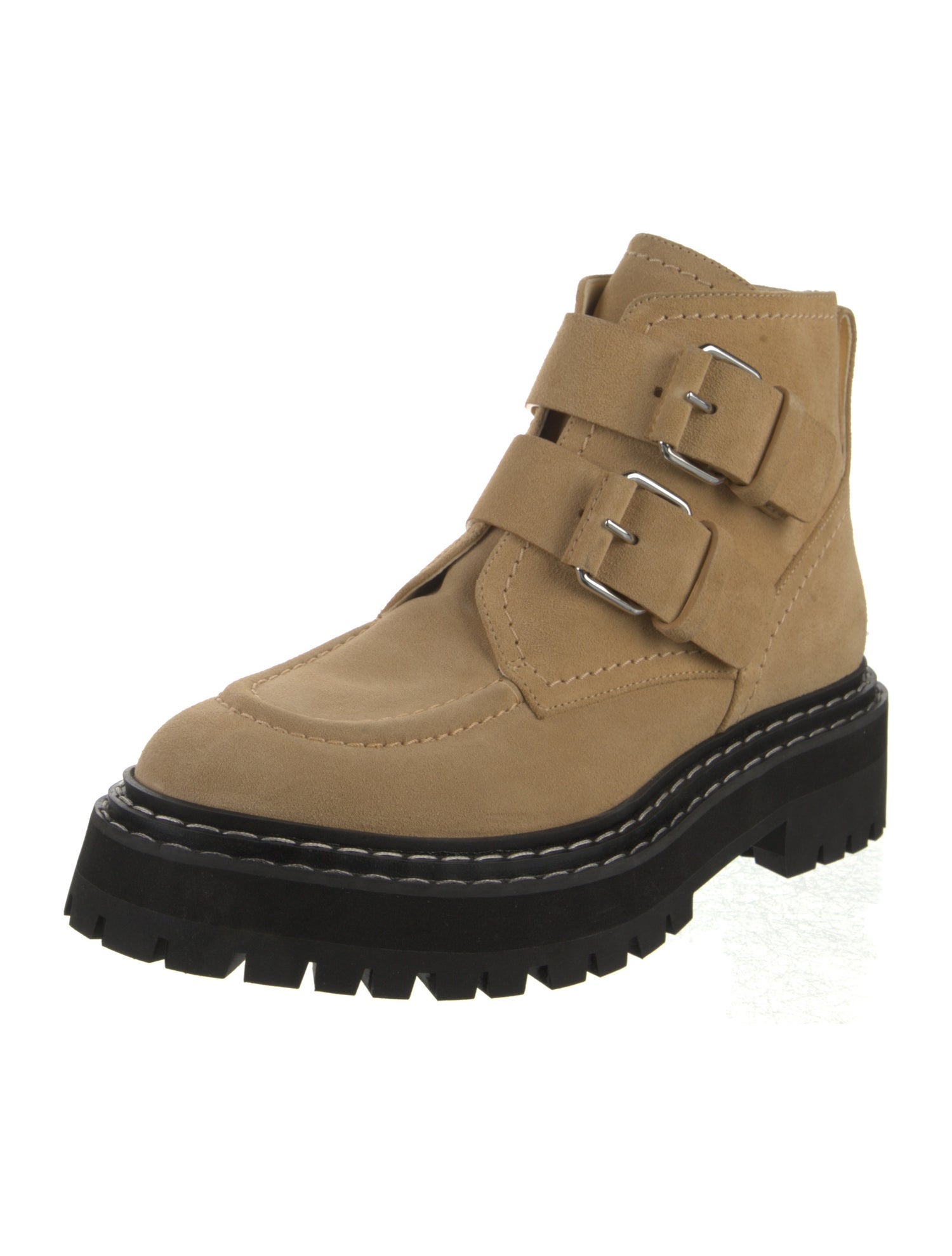 Proenza Schouler Suede Combat Boots