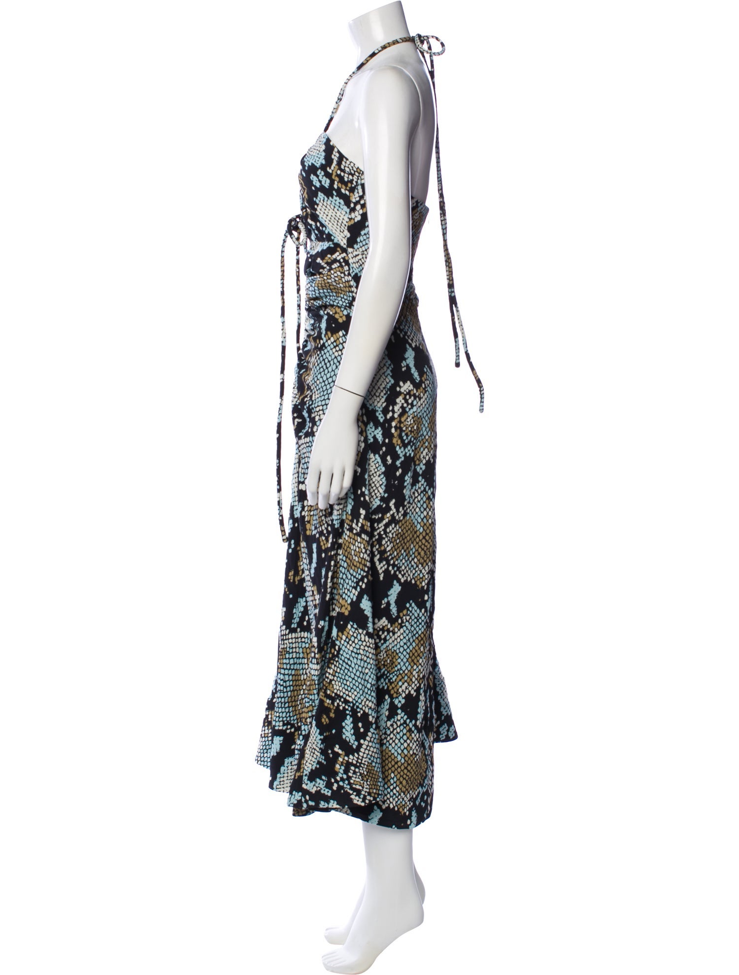 Proenza Schouler Printed Long Dress