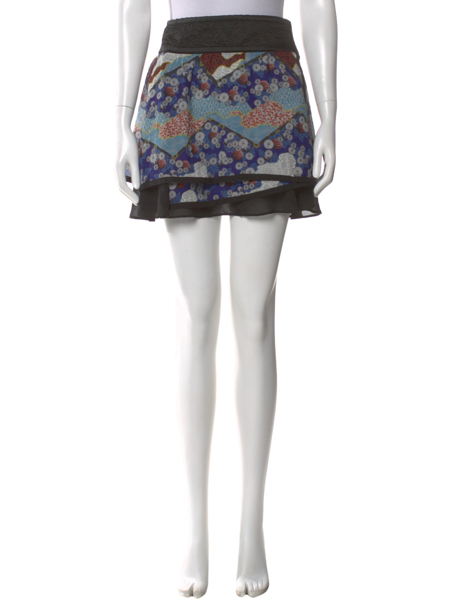 Proenza Schouler Silk Mini Skirt