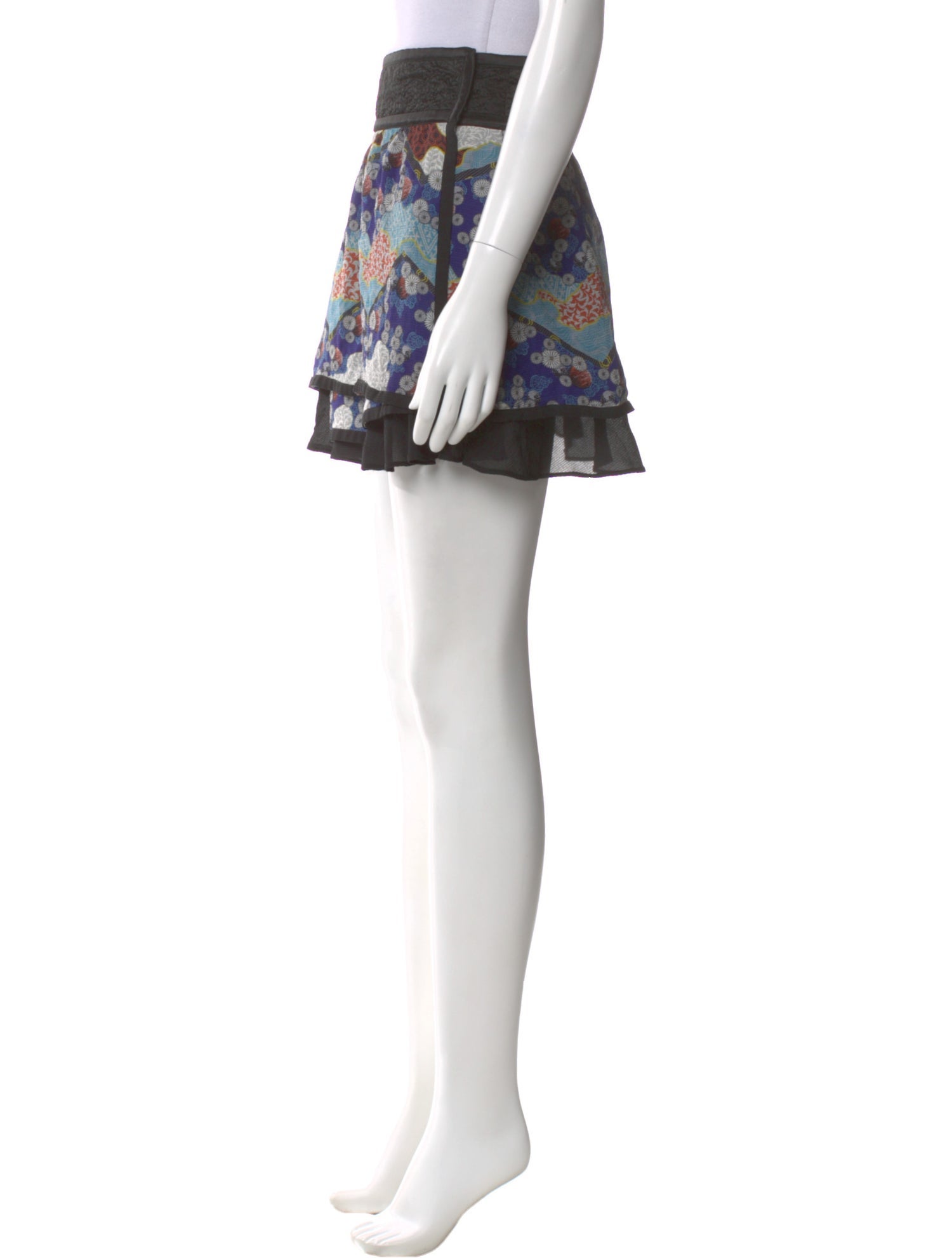 Proenza Schouler Silk Mini Skirt